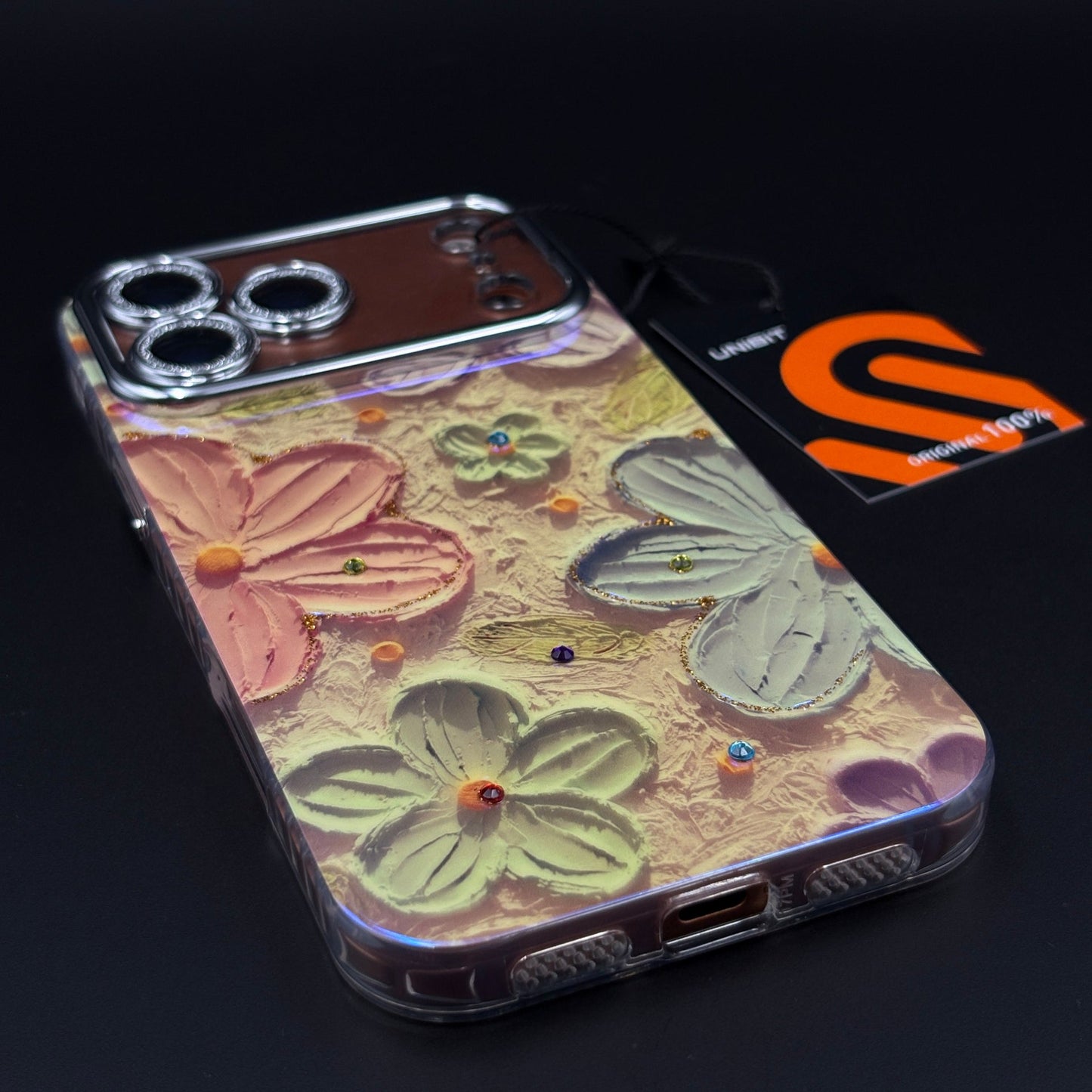 Pastel Floral Fantasy Phone Case Cover for iPhone 17 Series | Artistic Flower