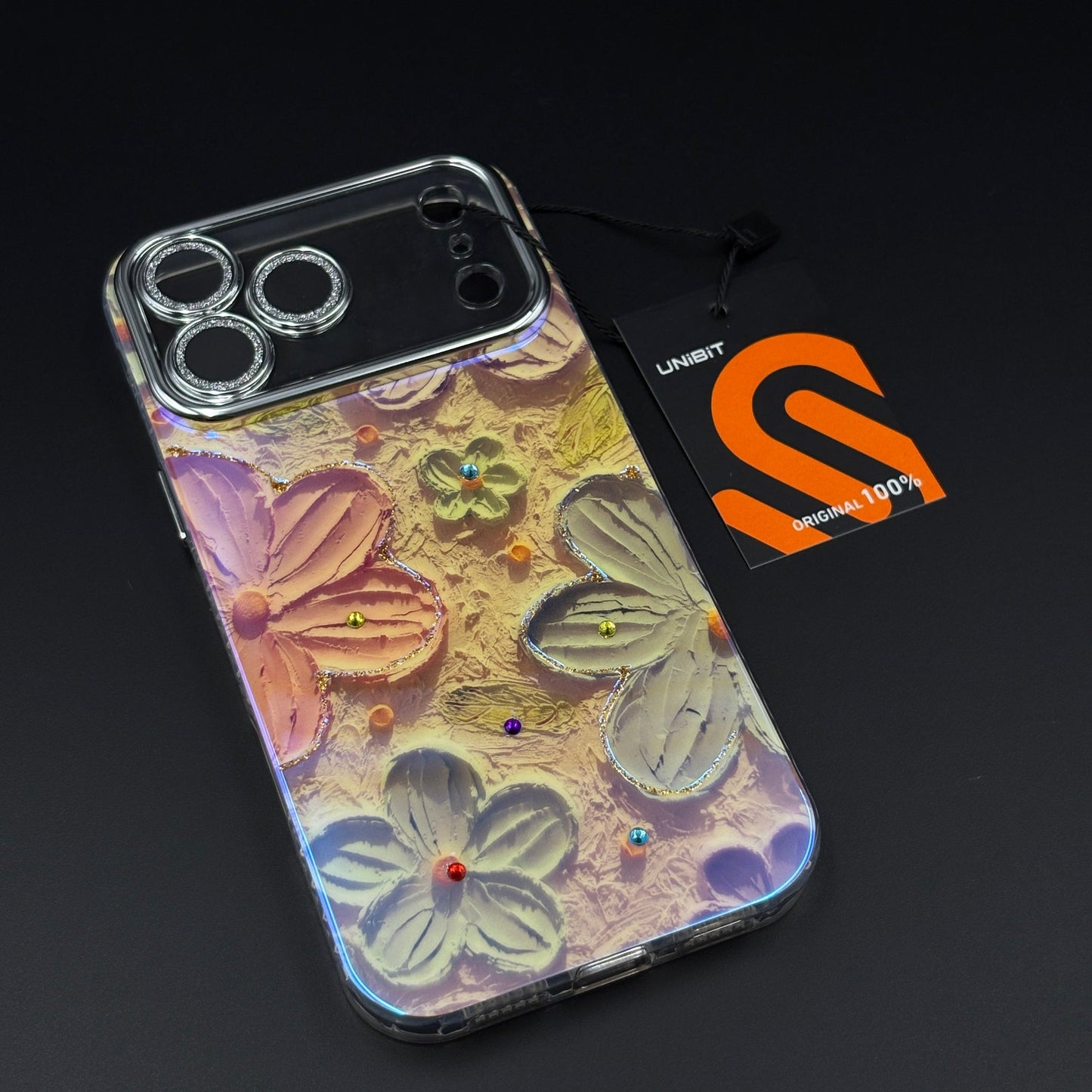 Pastel Floral Fantasy Phone Case Cover for iPhone 17 Series | Artistic Flower