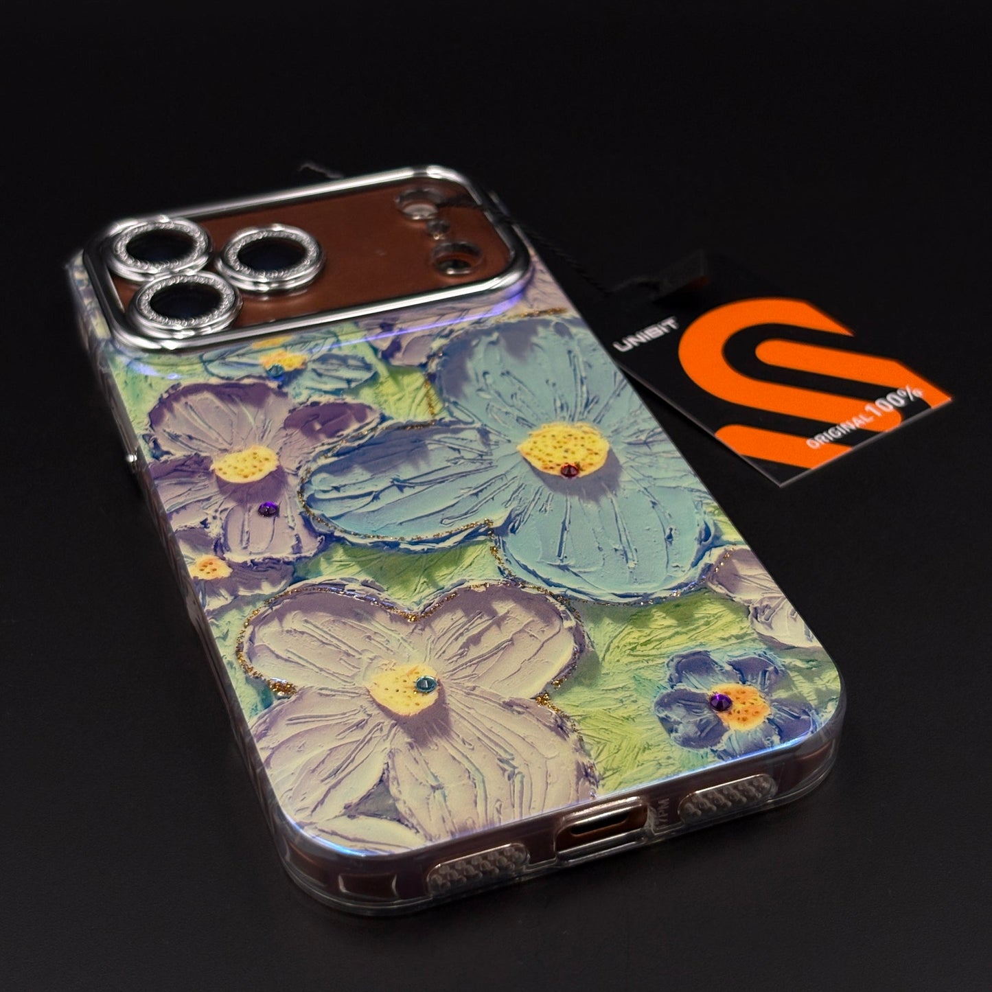 Pastel Floral Fantasy Phone Case Cover for iPhone 17 Series | Artistic Flower