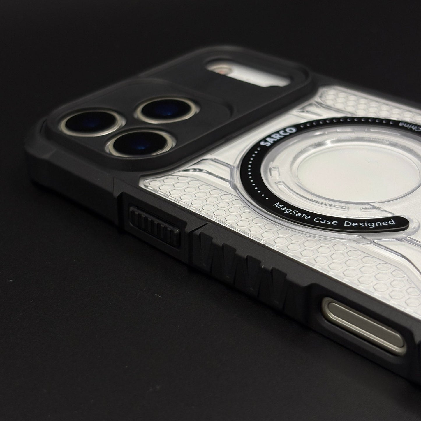 Military Protective Reinforced Armor Grade MagSafe Phone Case Cover for iPhone 17 Series | Impact-Proof Clear Shield