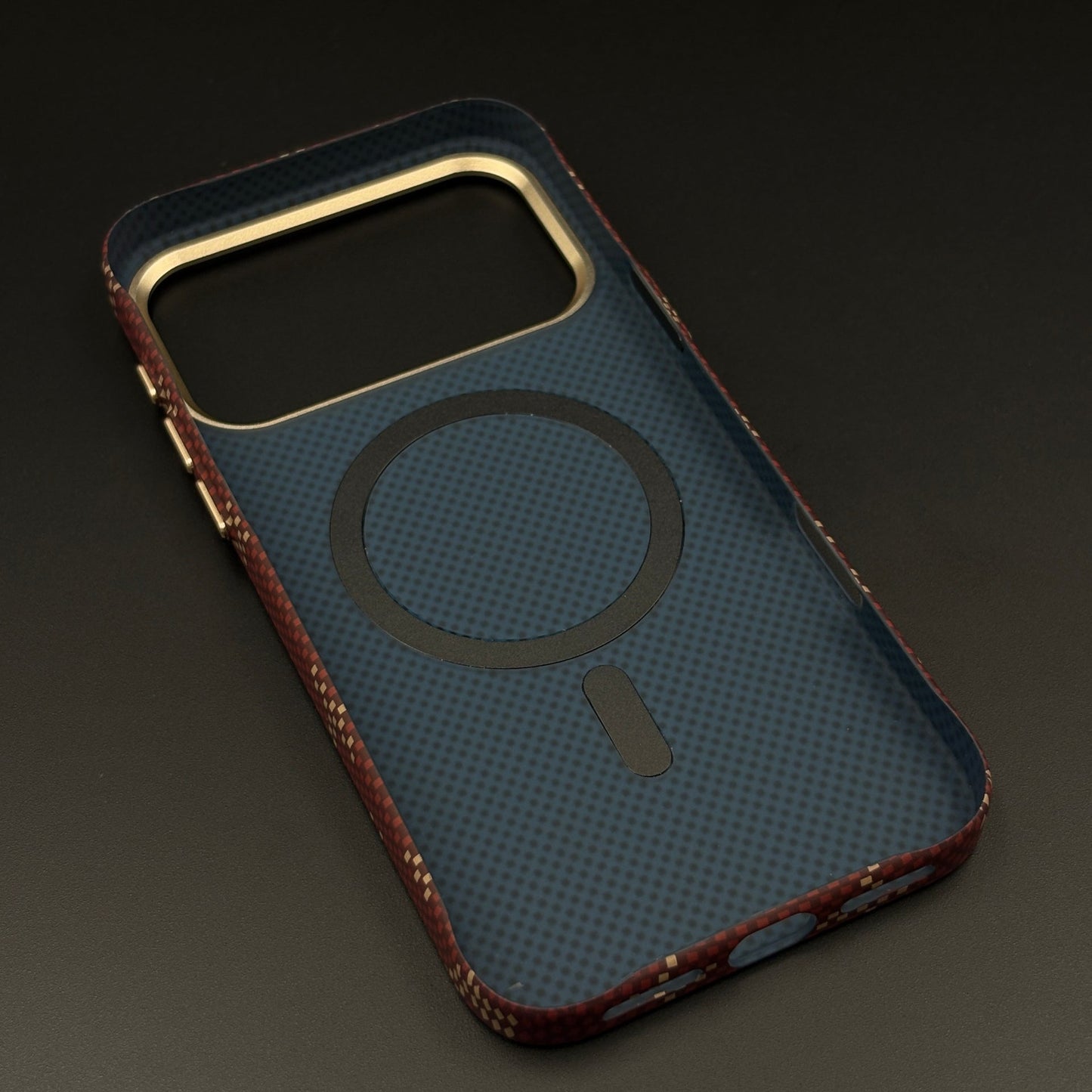 Glow in the Dark Aramid Fiber Phone Case Cover for iPhone 17 Series | Hidden Magsafe | Luminous Design