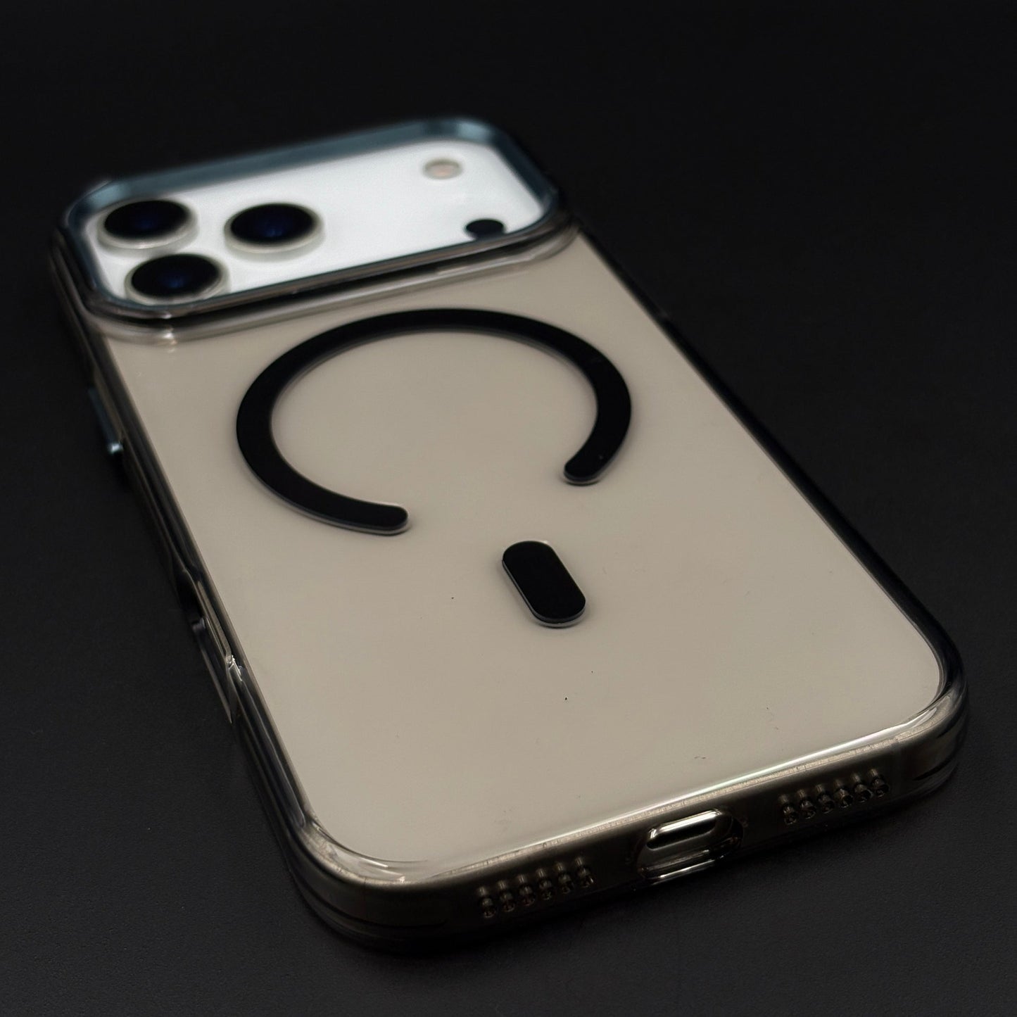 Non Yellowing Clear MagSafe Phone Case Cover Metal Camera Bump for iPhone 17 Series | Scratch-Resistant Hybrid