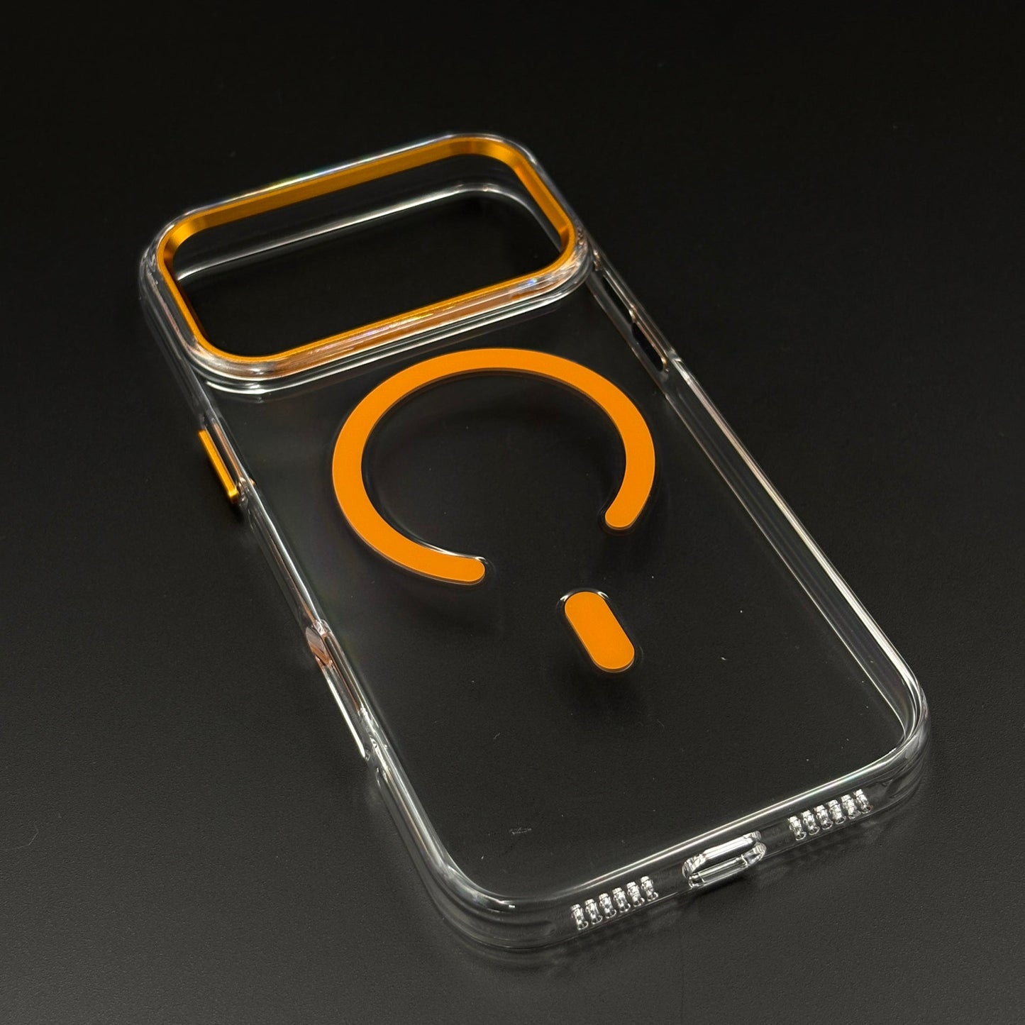 Non Yellowing Clear MagSafe Phone Case Cover Metal Camera Bump for iPhone 17 Series | Scratch-Resistant Hybrid