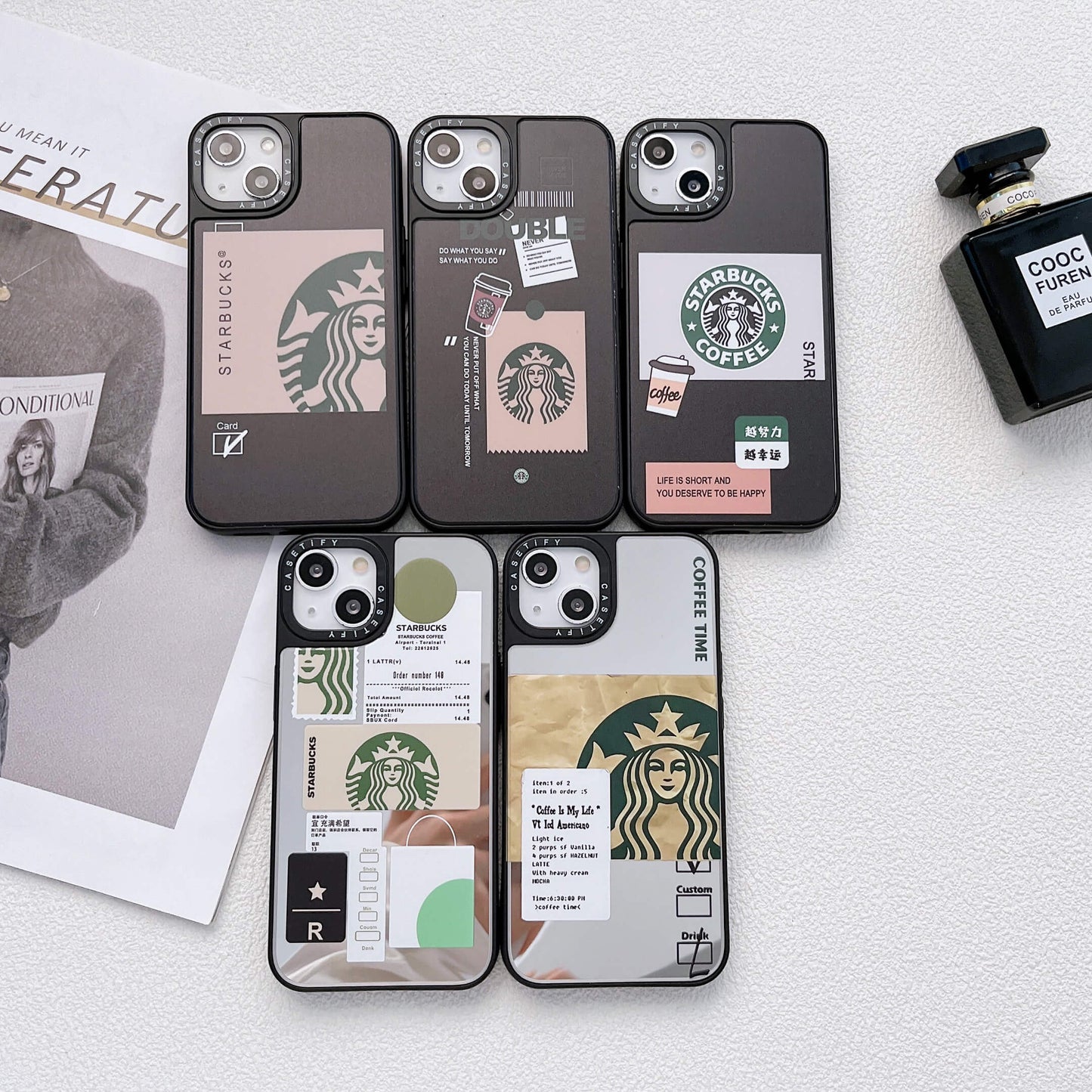 iPhone Luxury Brand Reflective Mirror Phone Case
