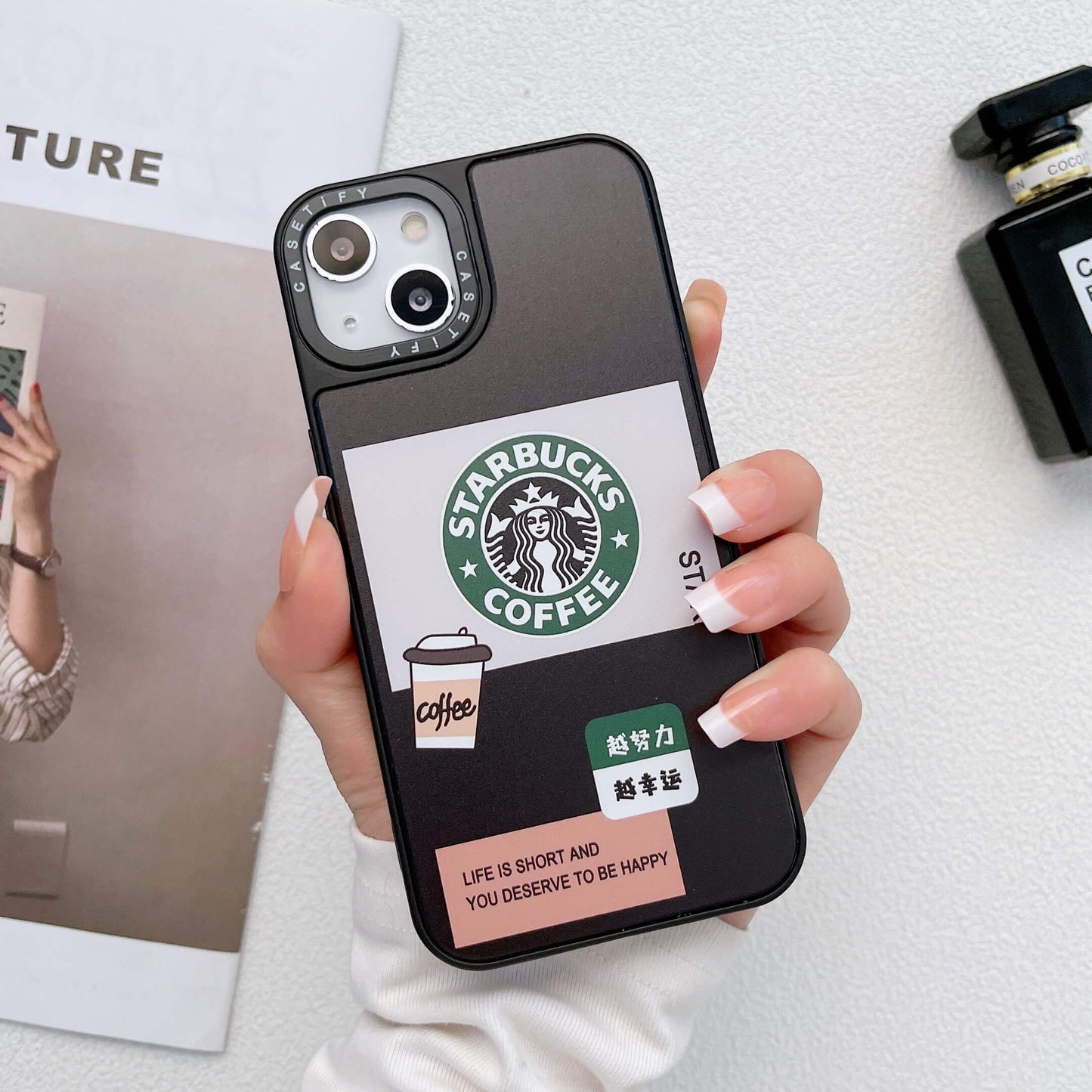 iPhone Luxury Brand Reflective Mirror Phone Case