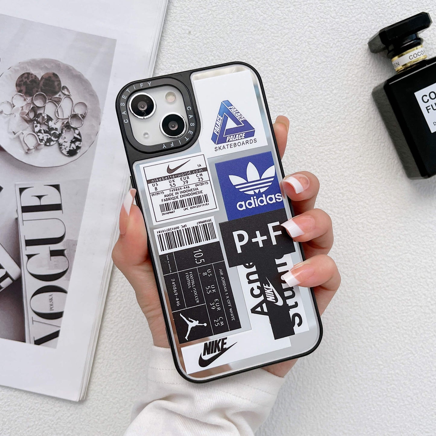 iPhone Luxury Brand Reflective Mirror Phone Case