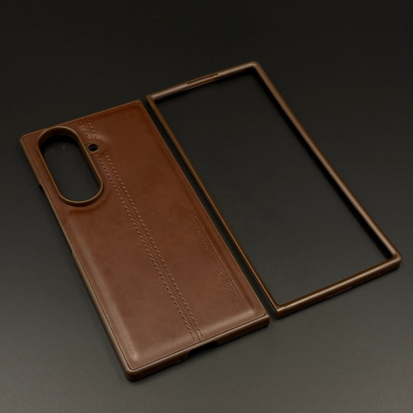 Stitched Leather Case for Samsung Galaxy Z Fold 7 | Premium Handcrafted Vintage Edition