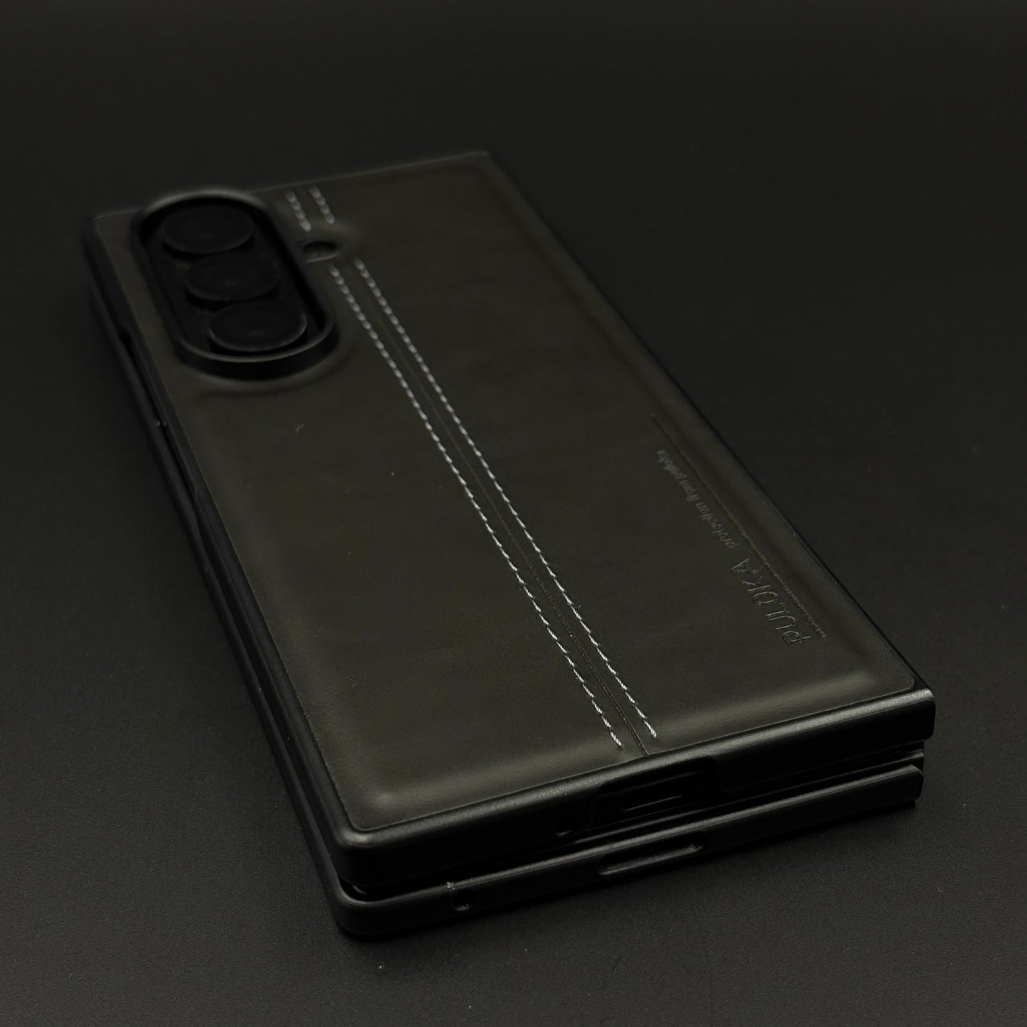 Stitched Leather Case for Samsung Galaxy Z Fold 7 | Premium Handcrafted Vintage Edition