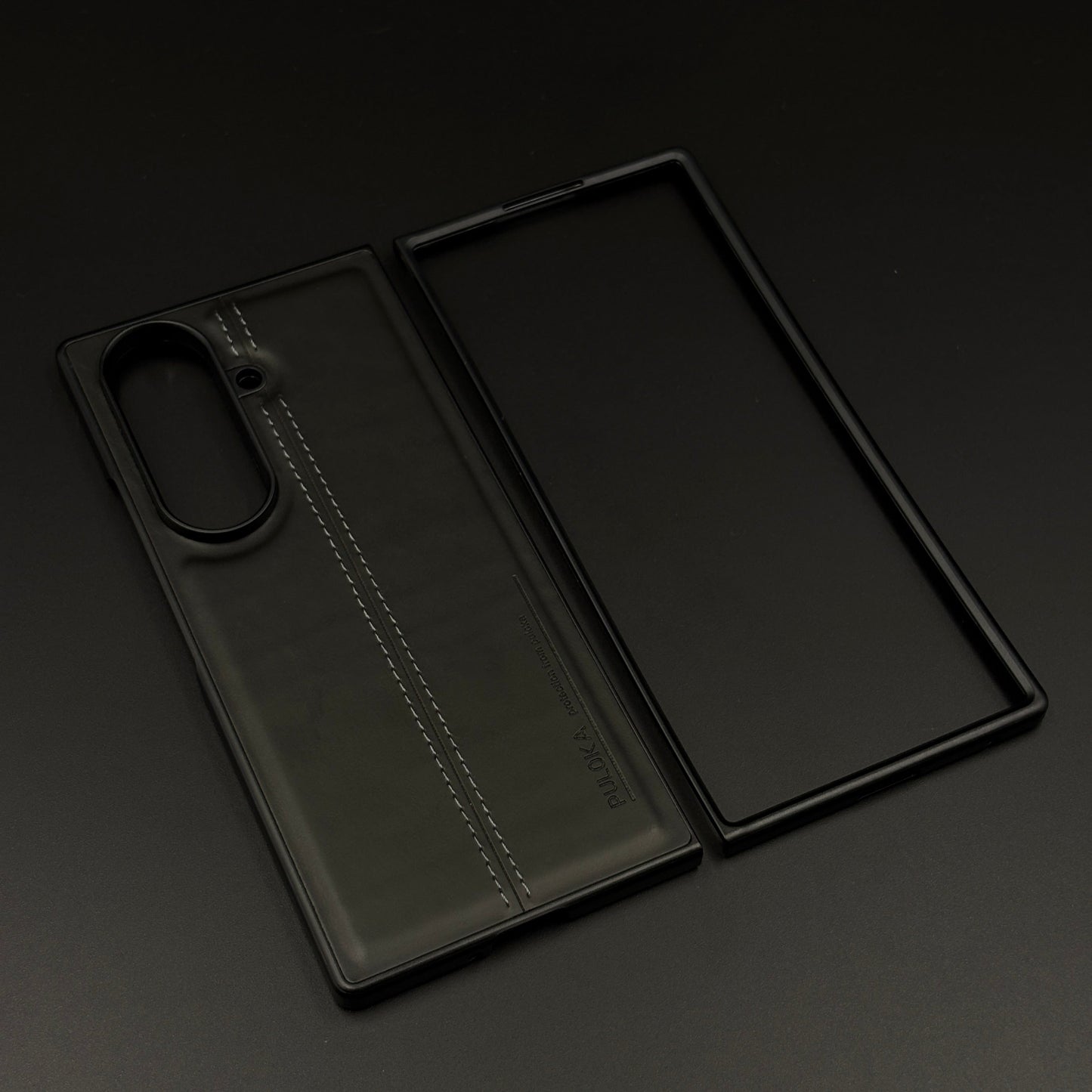 Stitched Leather Case for Samsung Galaxy Z Fold 6 | Premium Handcrafted Vintage Edition