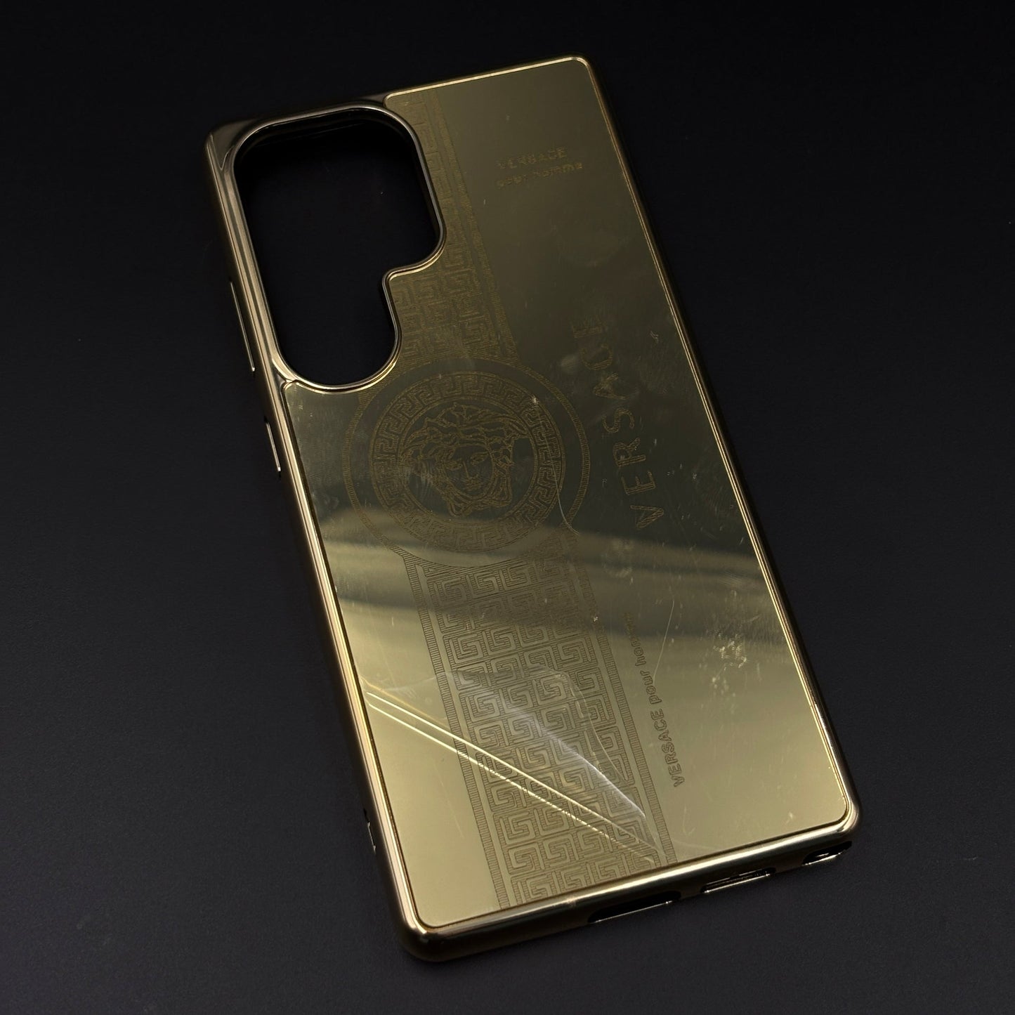 Handcrafted 24K Gold Plated VS Pour Homme Case for Samsung Galaxy S24 Ultra | Luxury Limited Edition Cover