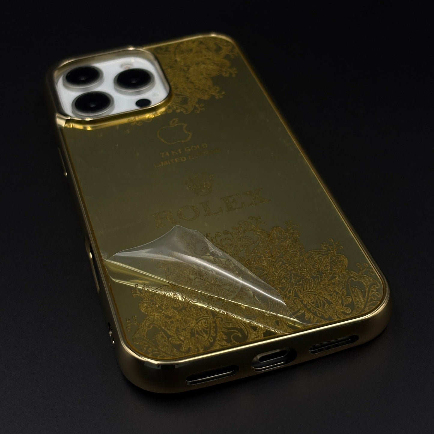 Handcrafted 24K Gold Plated Luxury Watch Brand Case for iPhone Series | Luxury Limited Edition Cover