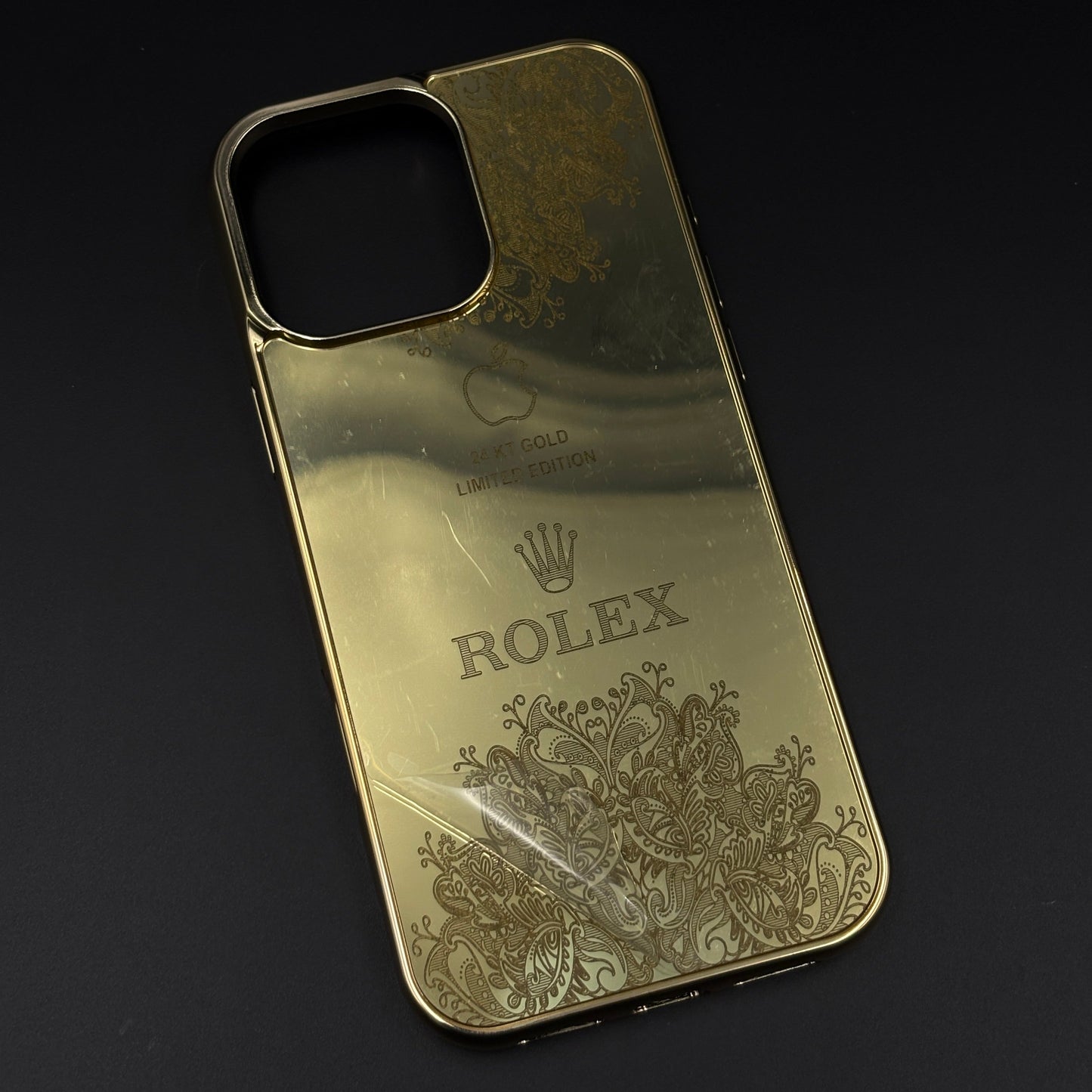 Handcrafted 24K Gold Plated Luxury Watch Brand Case for iPhone Series | Luxury Limited Edition Cover