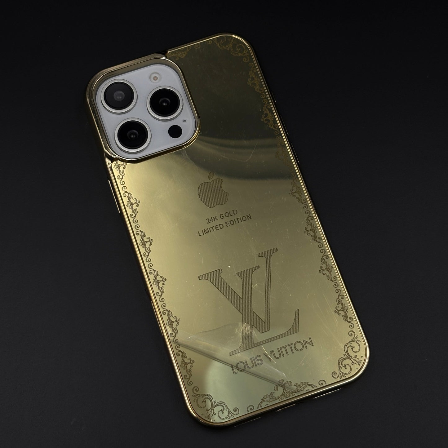 Handcrafted 24K Gold Plated Luxury Fashion Brand Case for iPhone Series | Luxury Limited Edition Cover