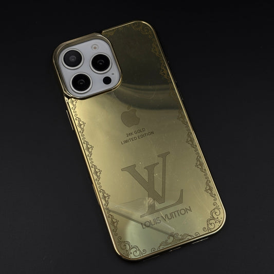 Handcrafted 24K Gold Plated Luxury Fashion Brand Case for iPhone Series | Luxury Limited Edition Cover