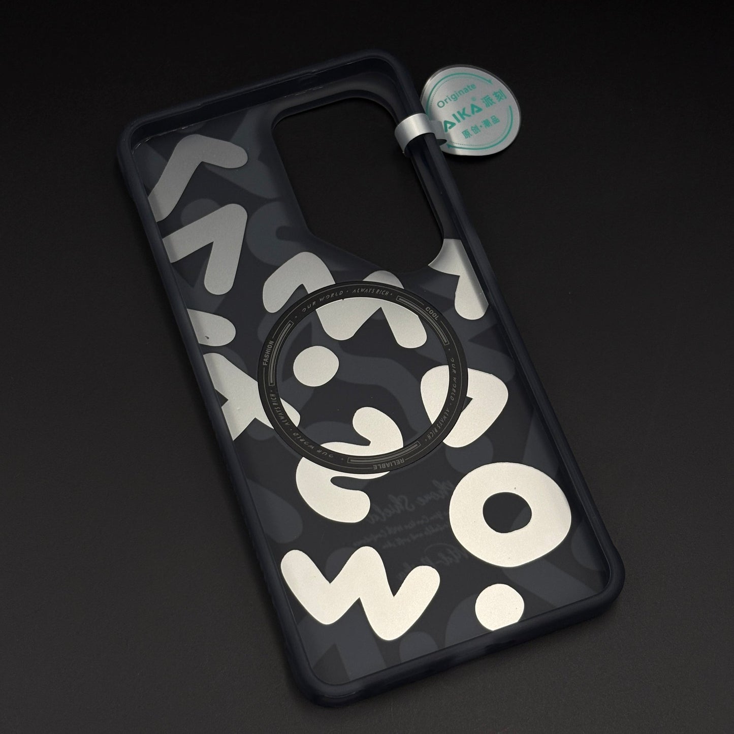 Art Wave Smoky Graffiti Snap‑On Magnetic Mobile Case Cover for Galaxy S26 Ultra