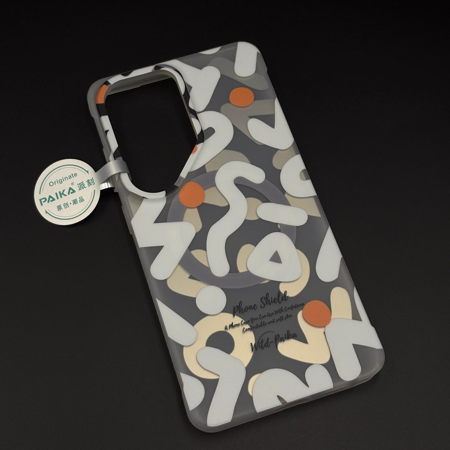 Art Wave Smoky Graffiti Snap‑On Magnetic Mobile Case Cover for Galaxy S26 Ultra