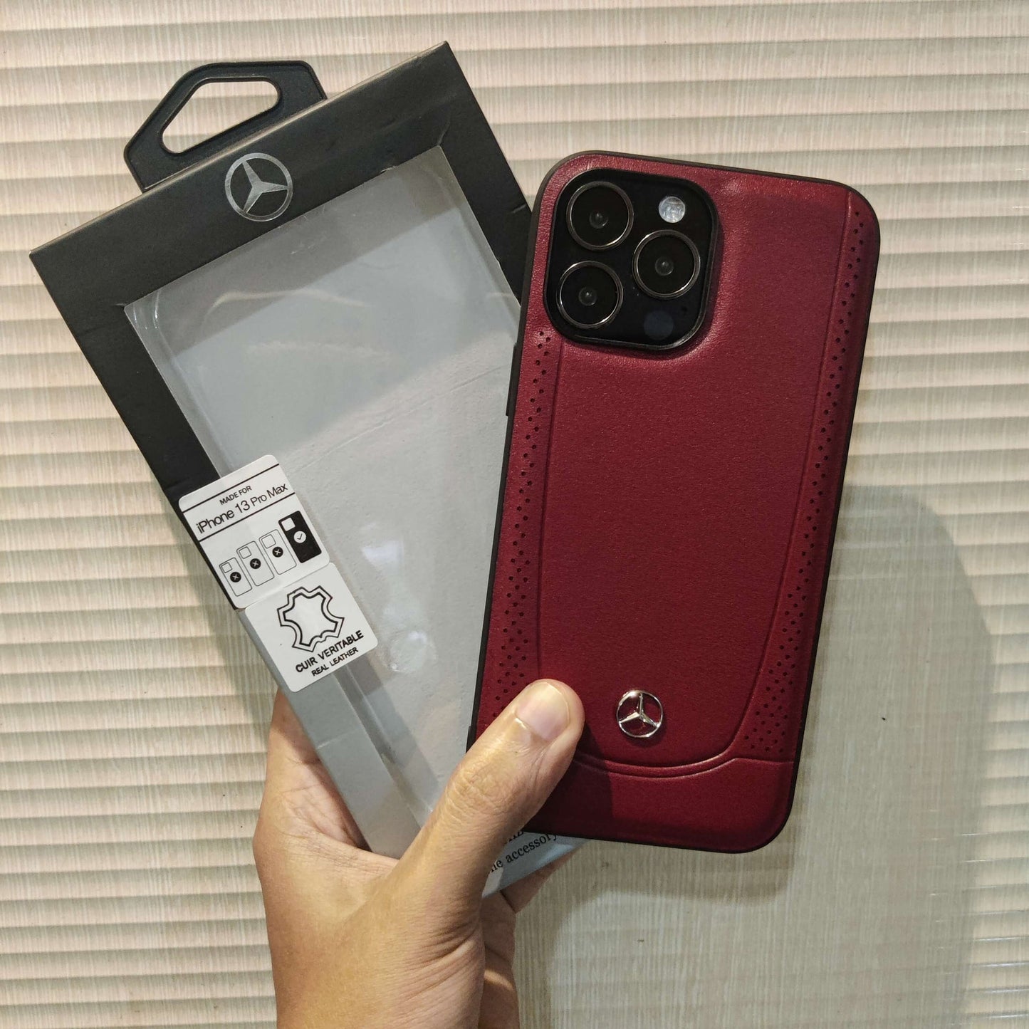 iPhone 15 Series Merc Leather Case Cover