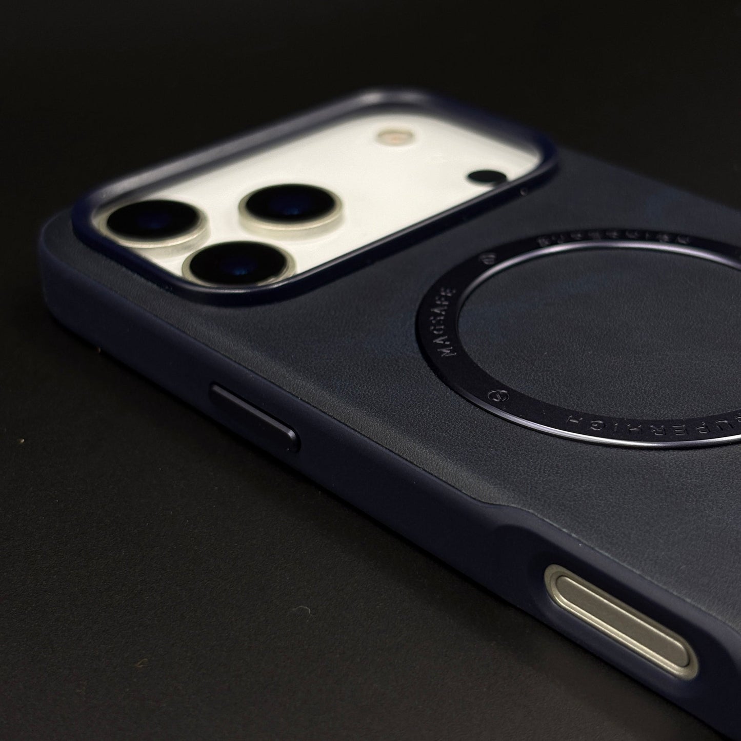 Super Magnetic Magsafe PU Leather Case for iPhone 17 Series | Premium Grip & Sleek Design
