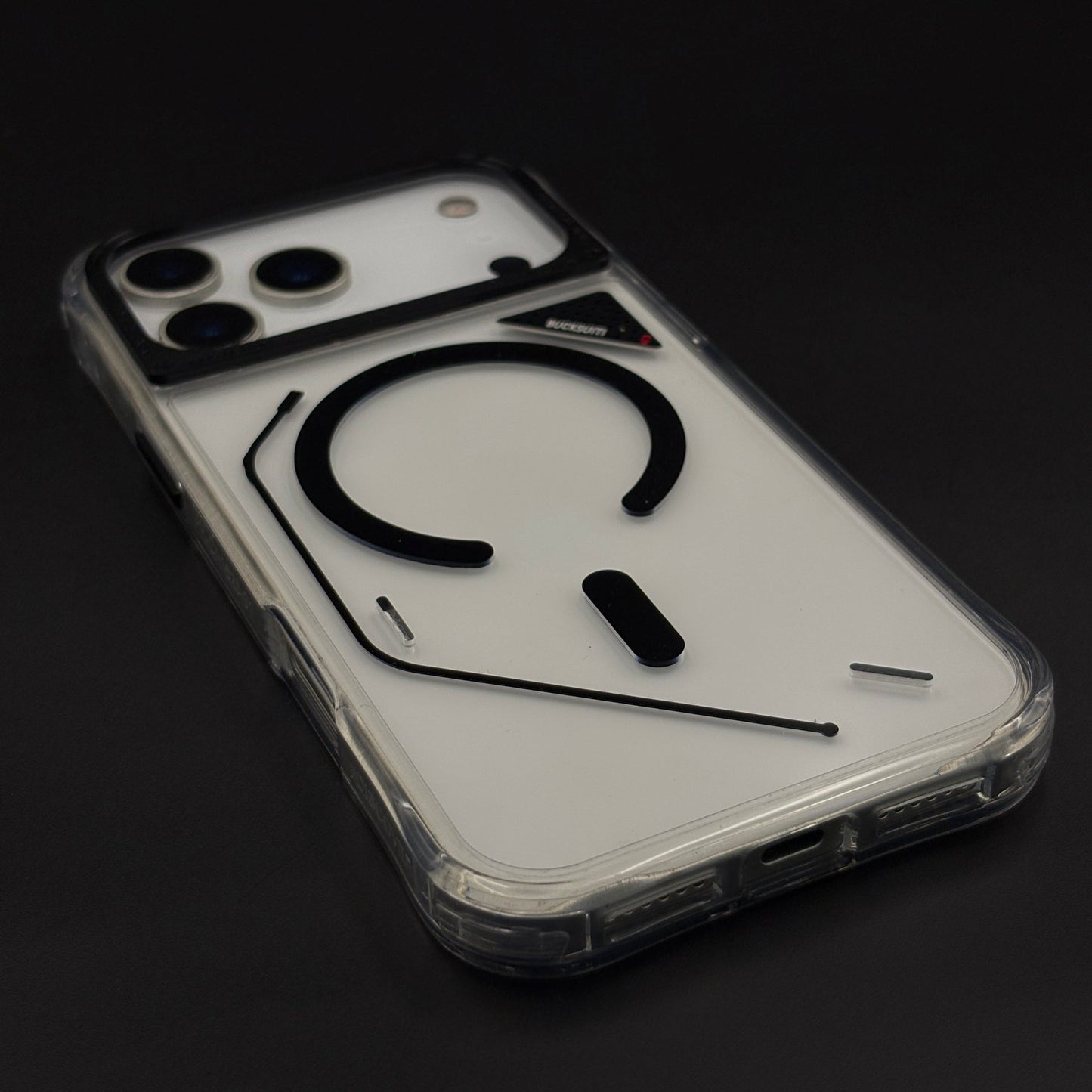 Non Yellow Clear Magnetic Magsafe Case for iPhone 17 Series