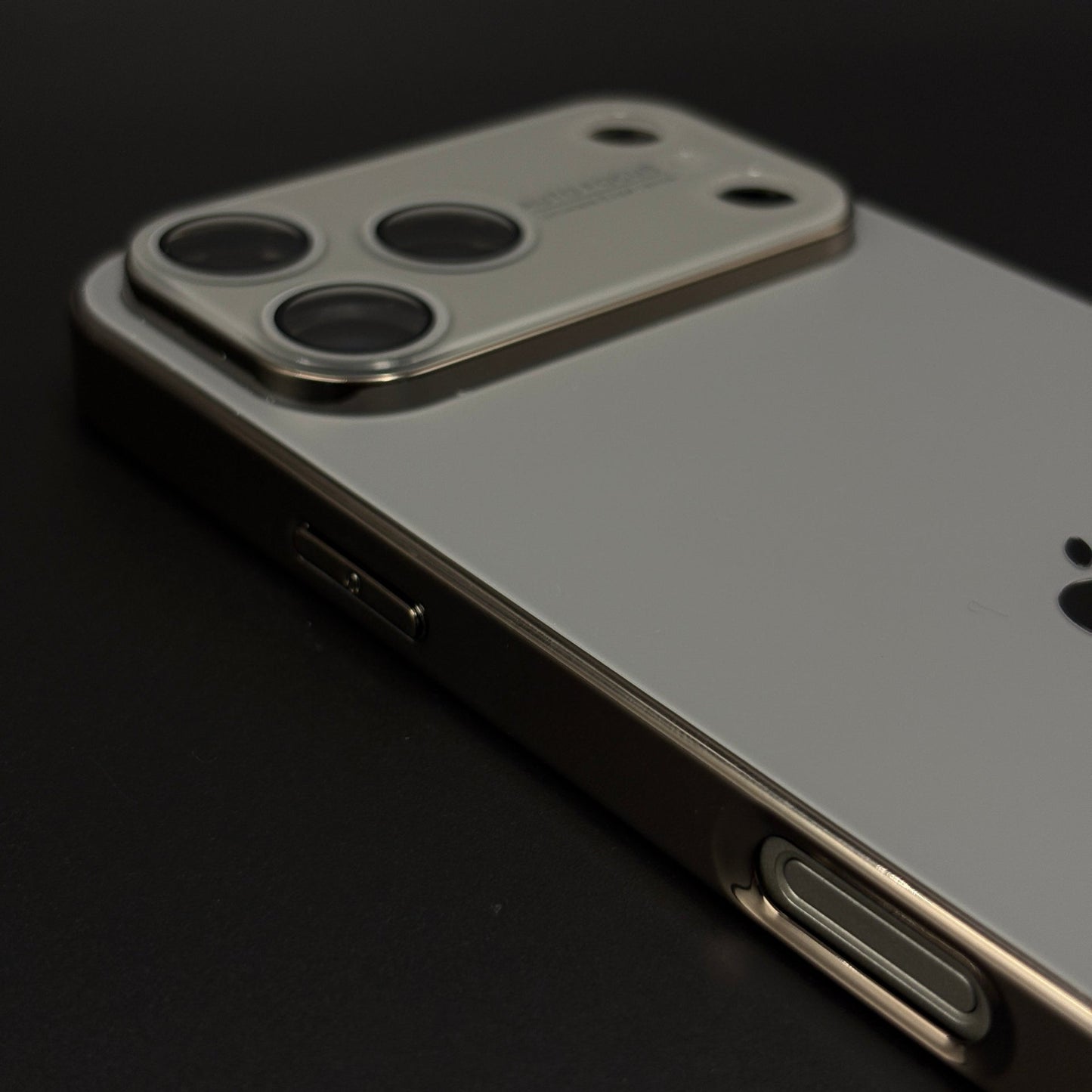 Luxury Backplane Glass Chromatic Lens Shield Case for iPhone 17 Series