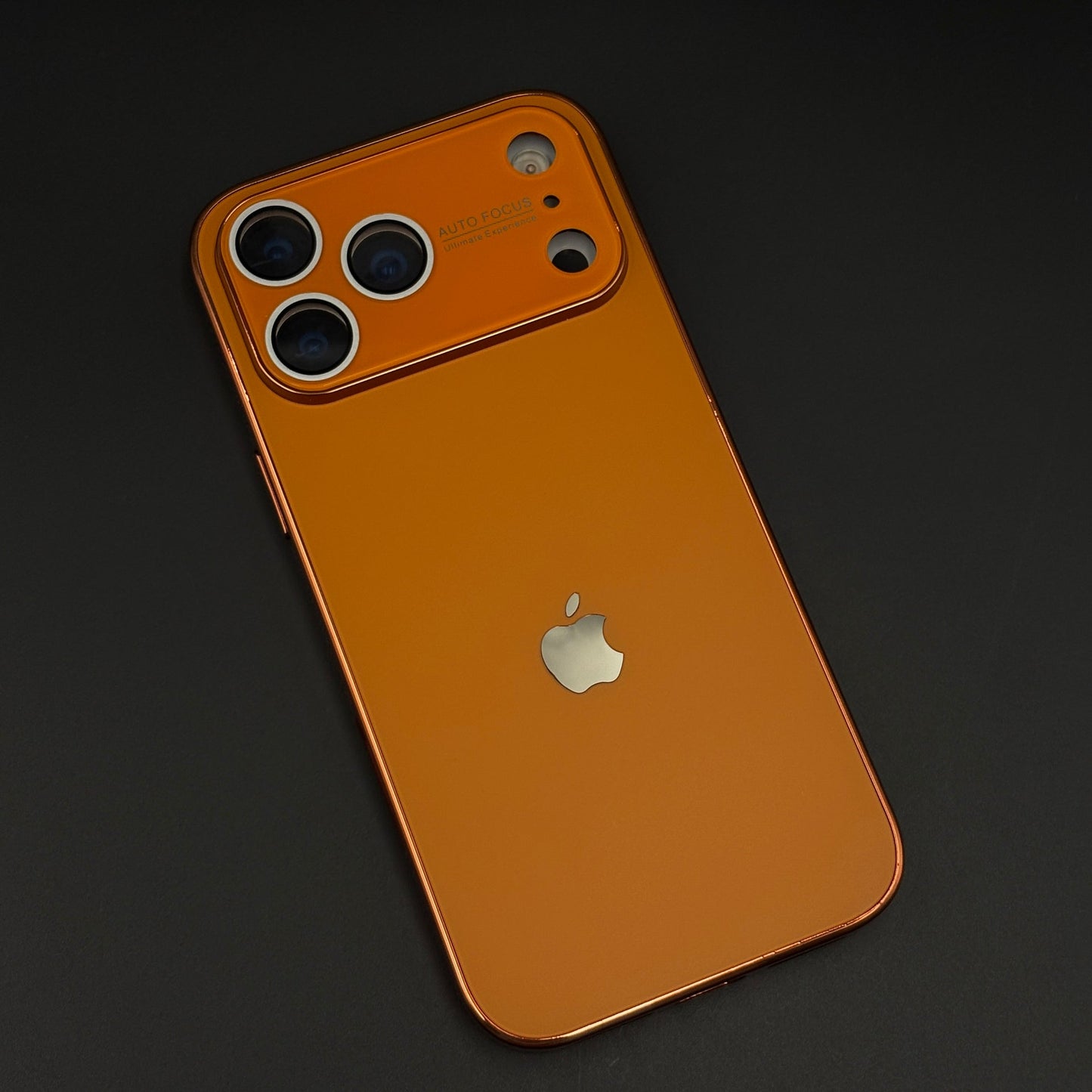 Luxury Backplane Glass Chromatic Lens Shield Case for iPhone 17 Series