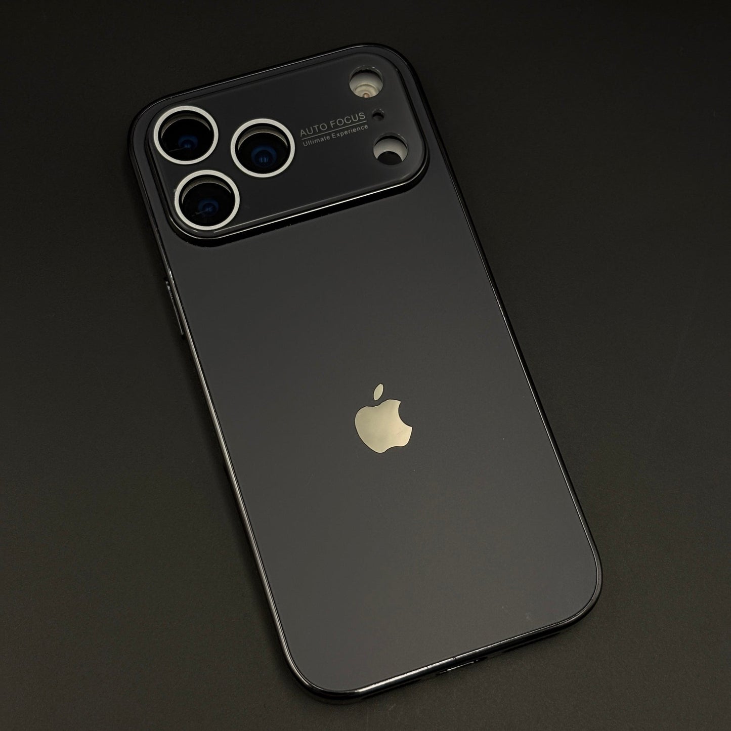 Luxury Backplane Glass Chromatic Lens Shield Case for iPhone 17 Series