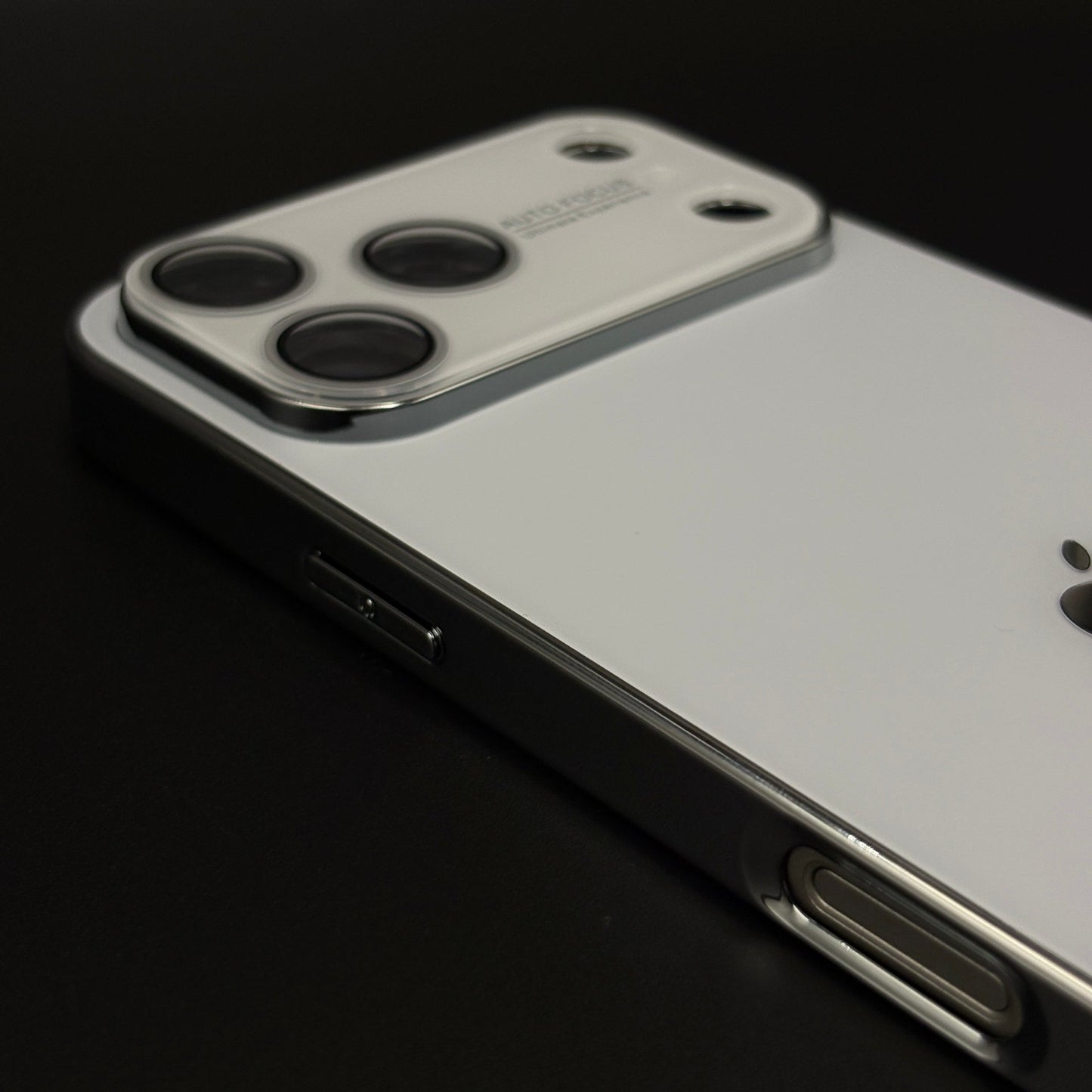 Luxury Backplane Glass Chromatic Lens Shield Case for iPhone 17 Series
