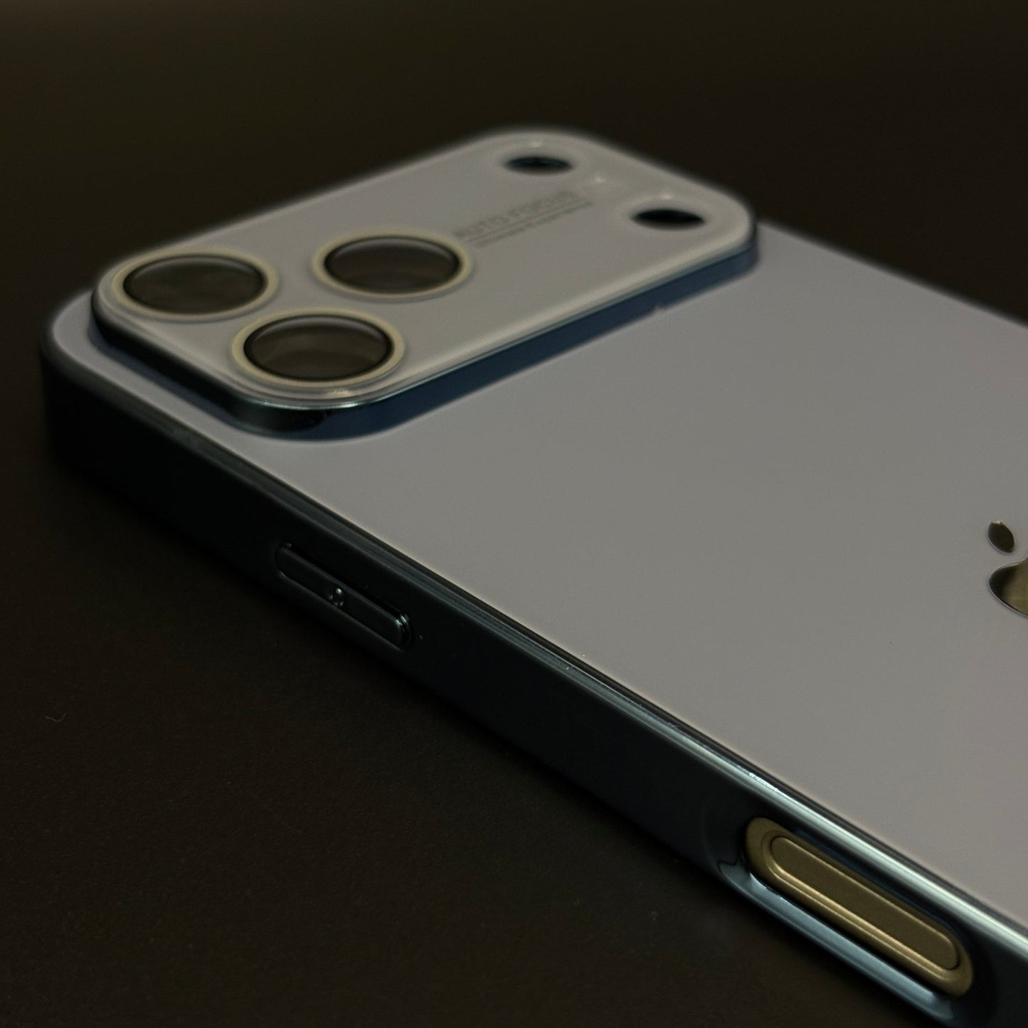 Luxury Backplane Glass Chromatic Lens Shield Case for iPhone 17 Series
