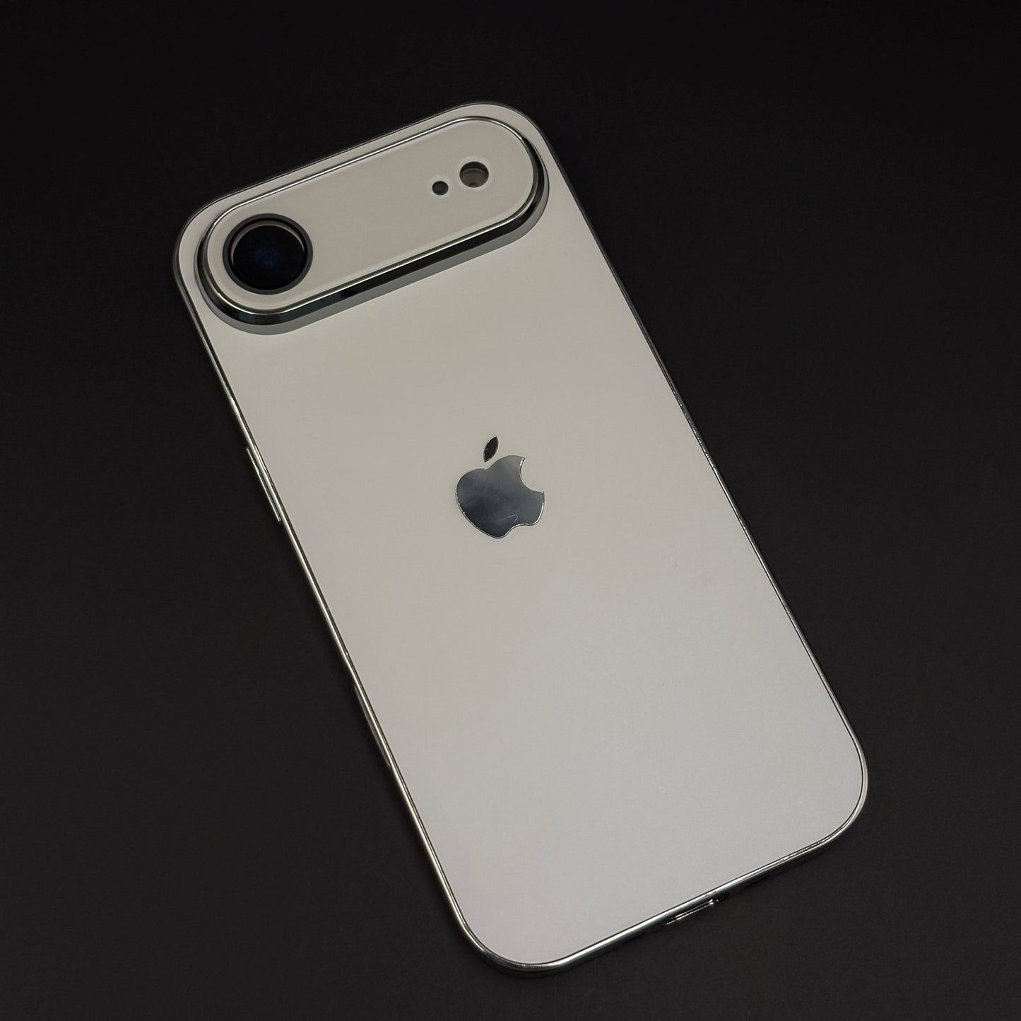 Luxury Backplane Glass Chromatic Lens Shield Case for iPhone 17 Air