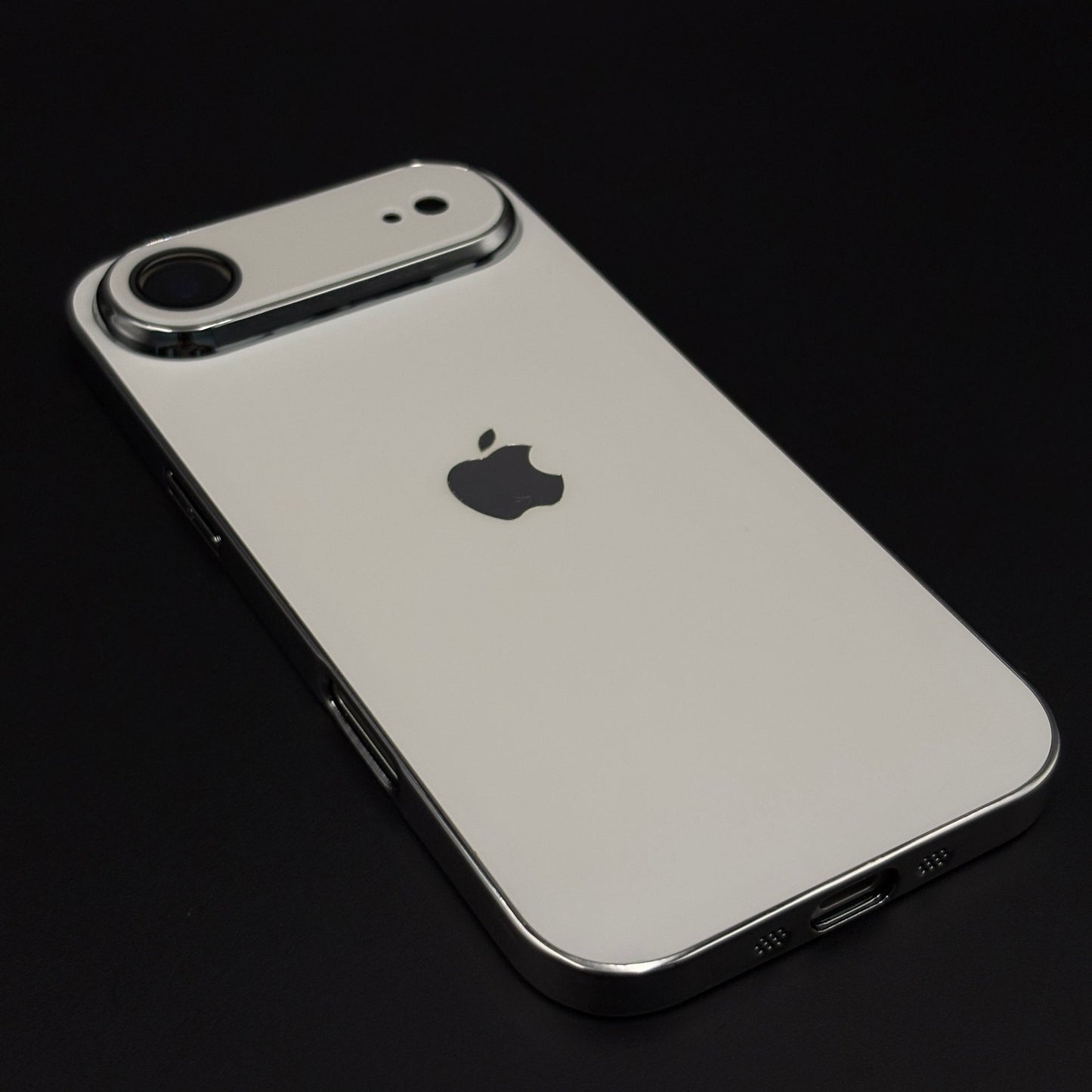 Luxury Backplane Glass Chromatic Lens Shield Case for iPhone 17 Air