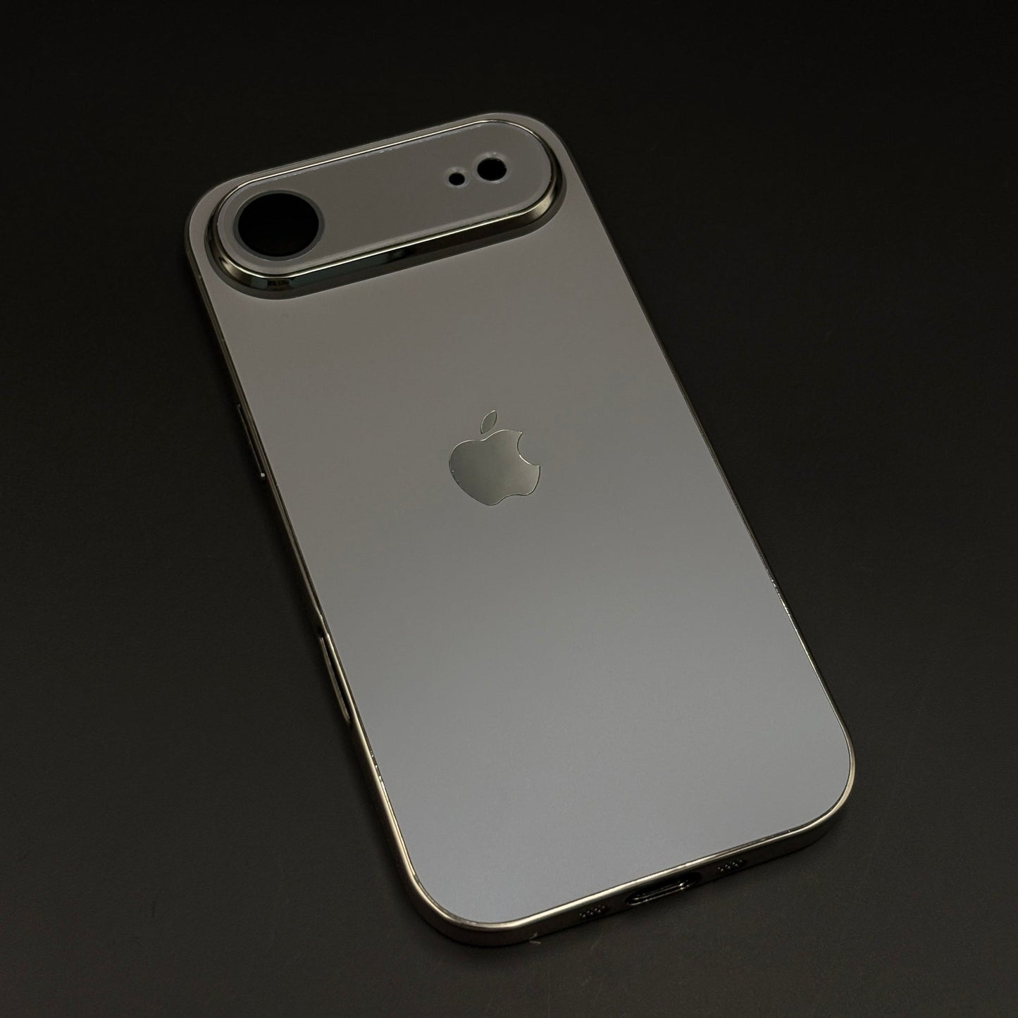 Luxury Backplane Glass Chromatic Lens Shield Case for iPhone 17 Air