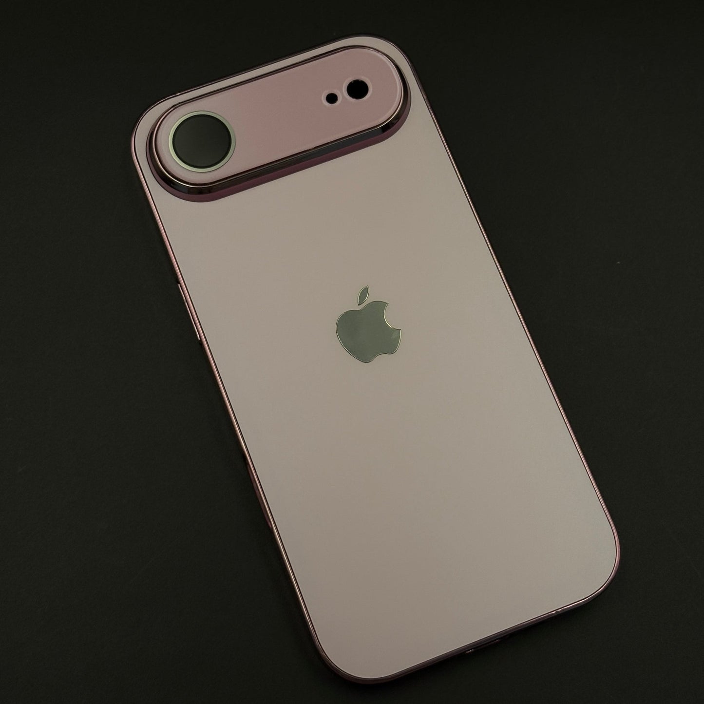 Luxury Backplane Glass Chromatic Lens Shield Case for iPhone 17 Air