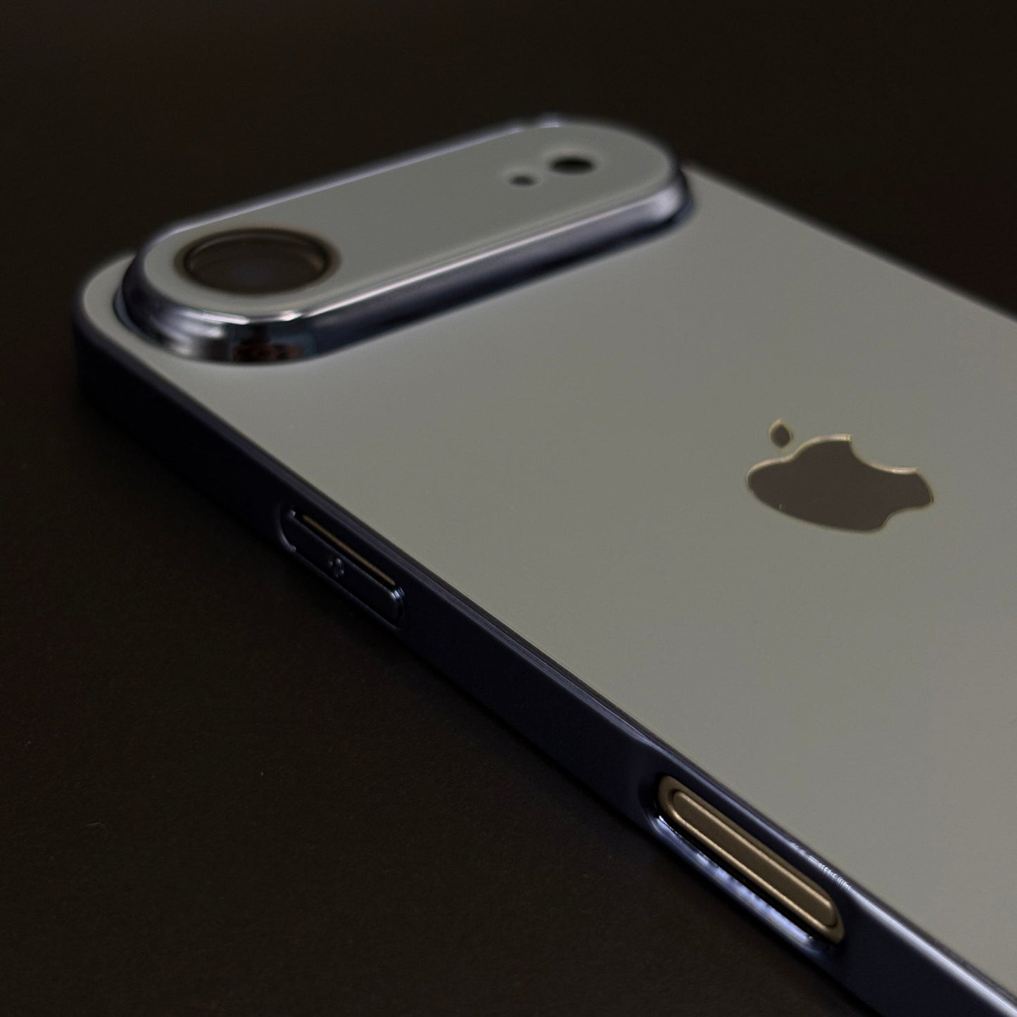 Luxury Backplane Glass Chromatic Lens Shield Case for iPhone 17 Air