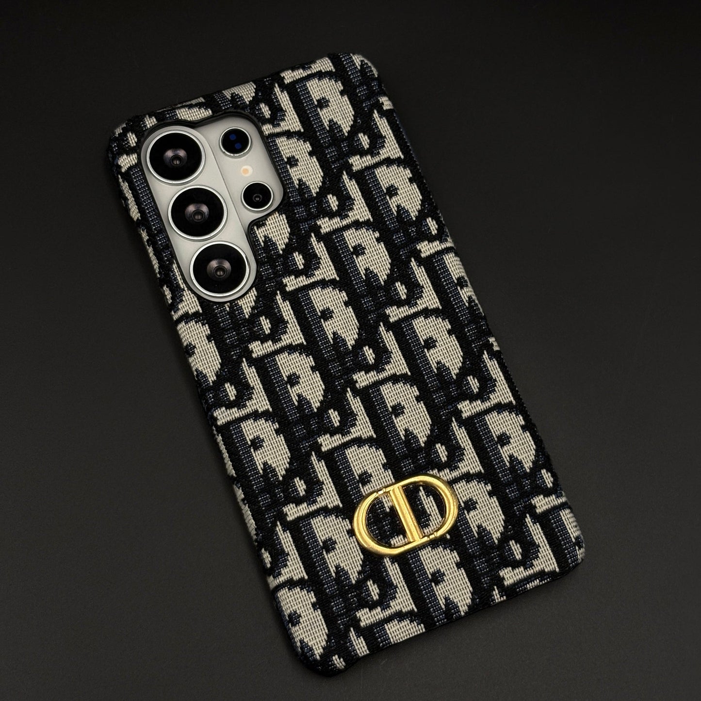Luxury Brand CD Embroidery Case for Samsung Galaxy S26 Ultra