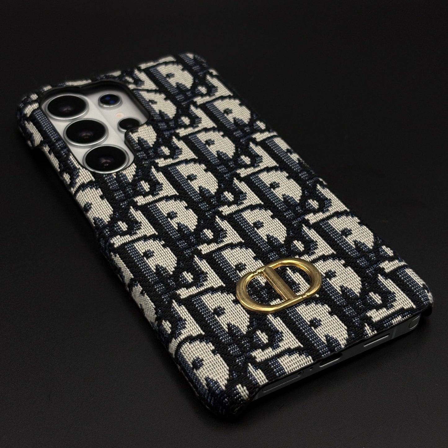 Luxury Brand CD Embroidery Case for Samsung Galaxy S26 Ultra