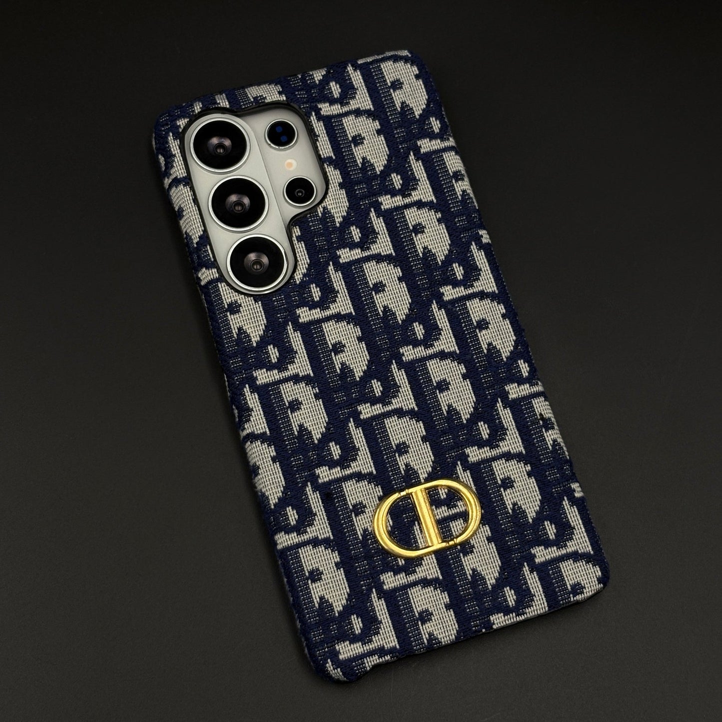 Luxury Brand CD Embroidery Case for Samsung Galaxy S26 Ultra