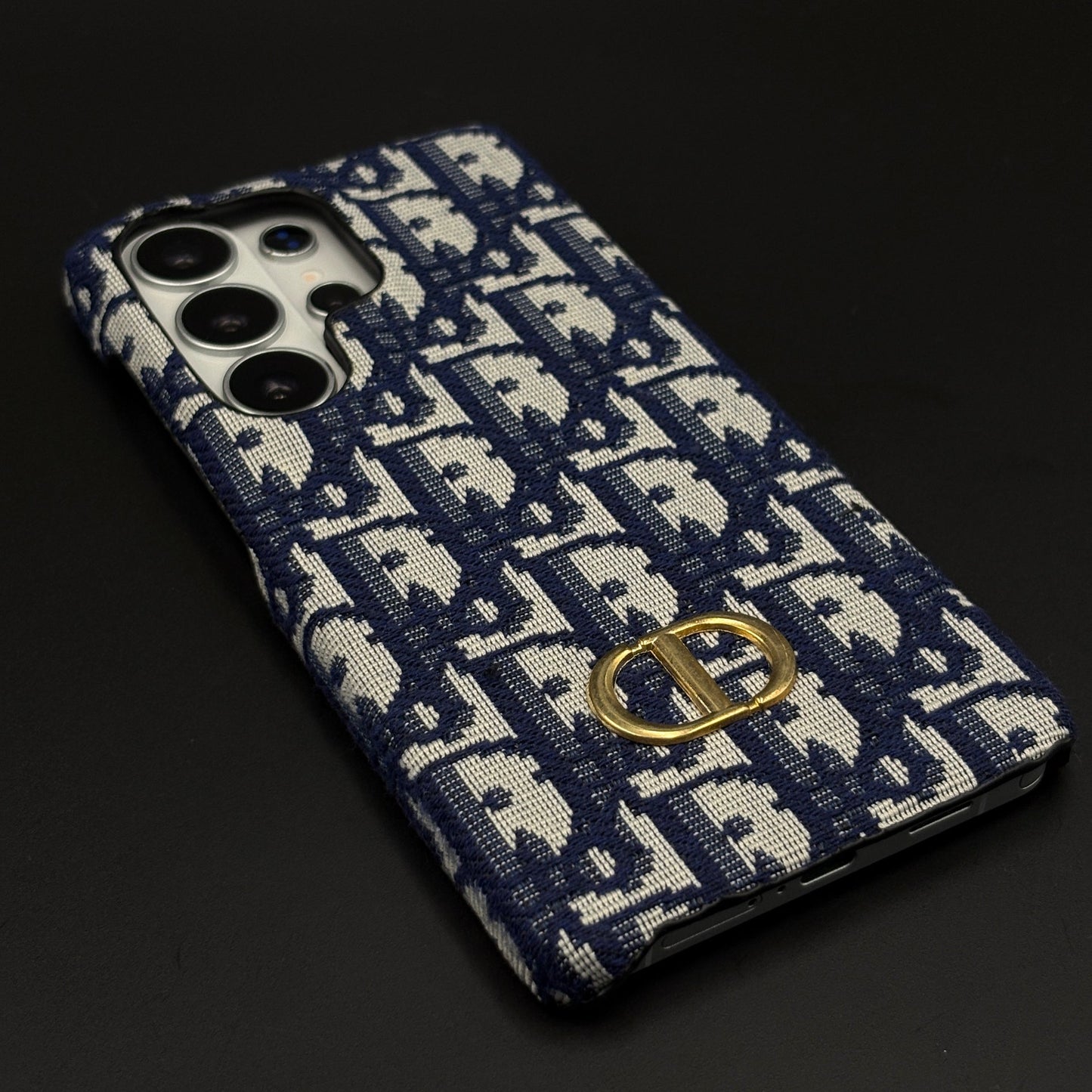 Luxury Brand CD Embroidery Case for Samsung Galaxy S26 Ultra