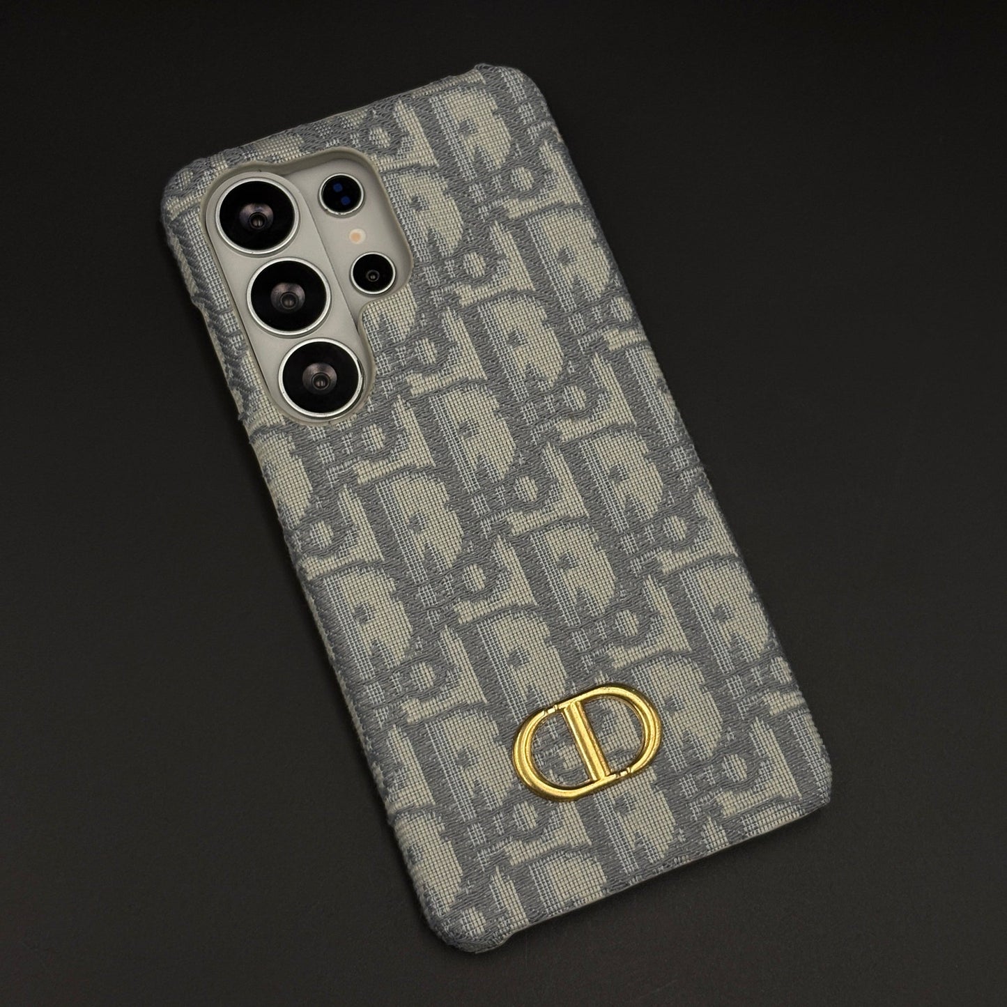 Luxury Brand CD Embroidery Case for Samsung Galaxy S26 Ultra