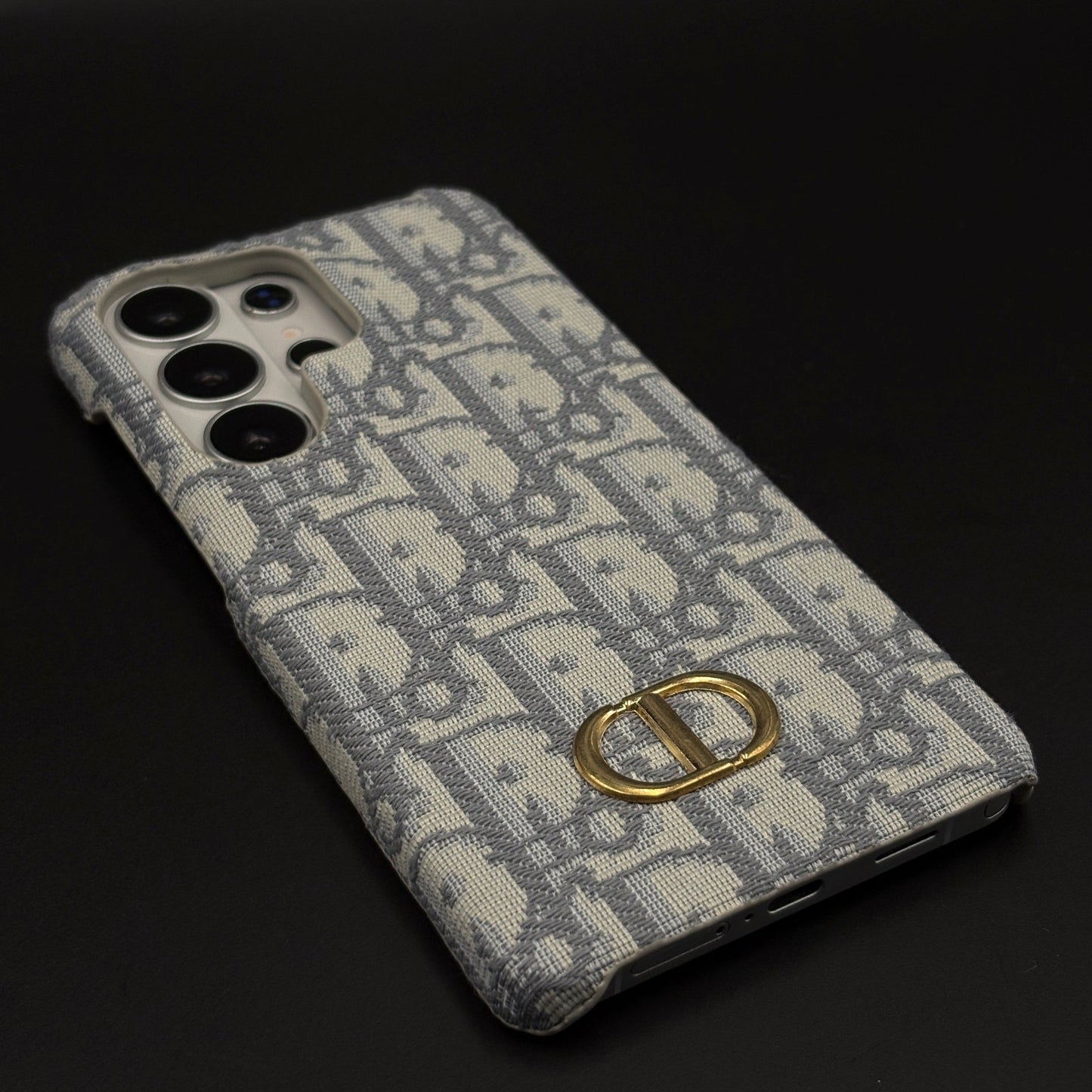 Luxury Brand CD Embroidery Case for Samsung Galaxy S26 Ultra