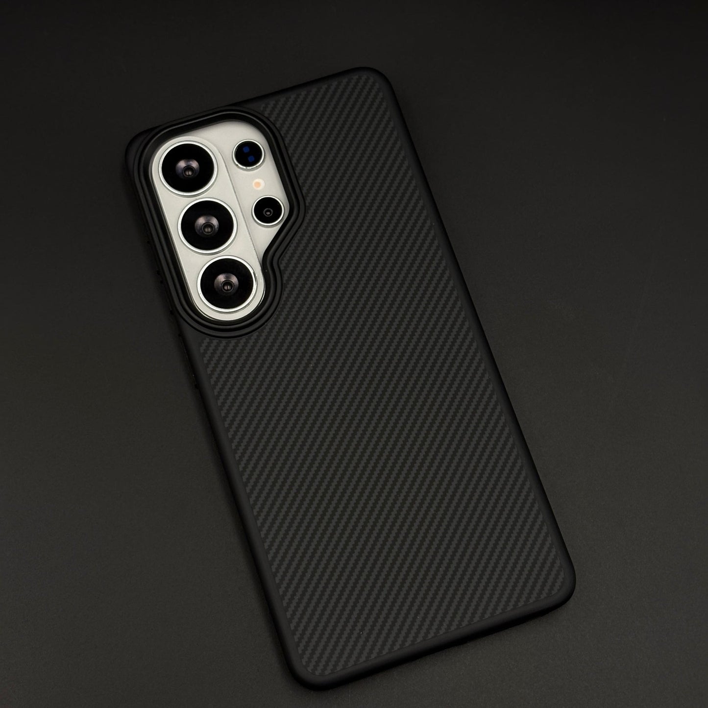 Stealth Carbon Fiber Hidden MagSafe Mobile Case Cover for Samsung Galaxy S26 Ultra