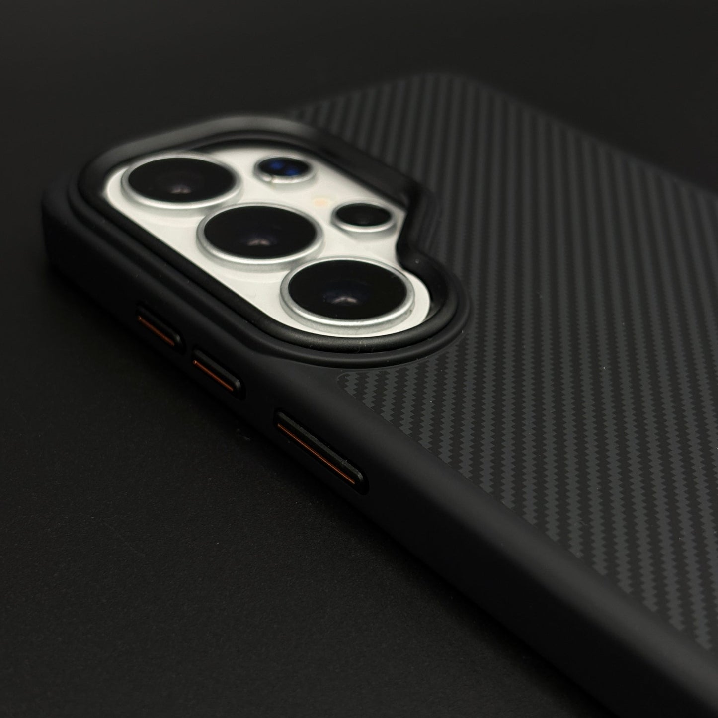 Stealth Carbon Fiber Hidden MagSafe Mobile Case Cover for Samsung Galaxy S26 Ultra