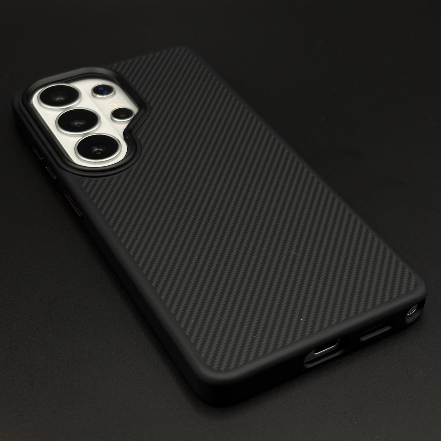 Stealth Carbon Fiber Hidden MagSafe Mobile Case Cover for Samsung Galaxy S26 Ultra