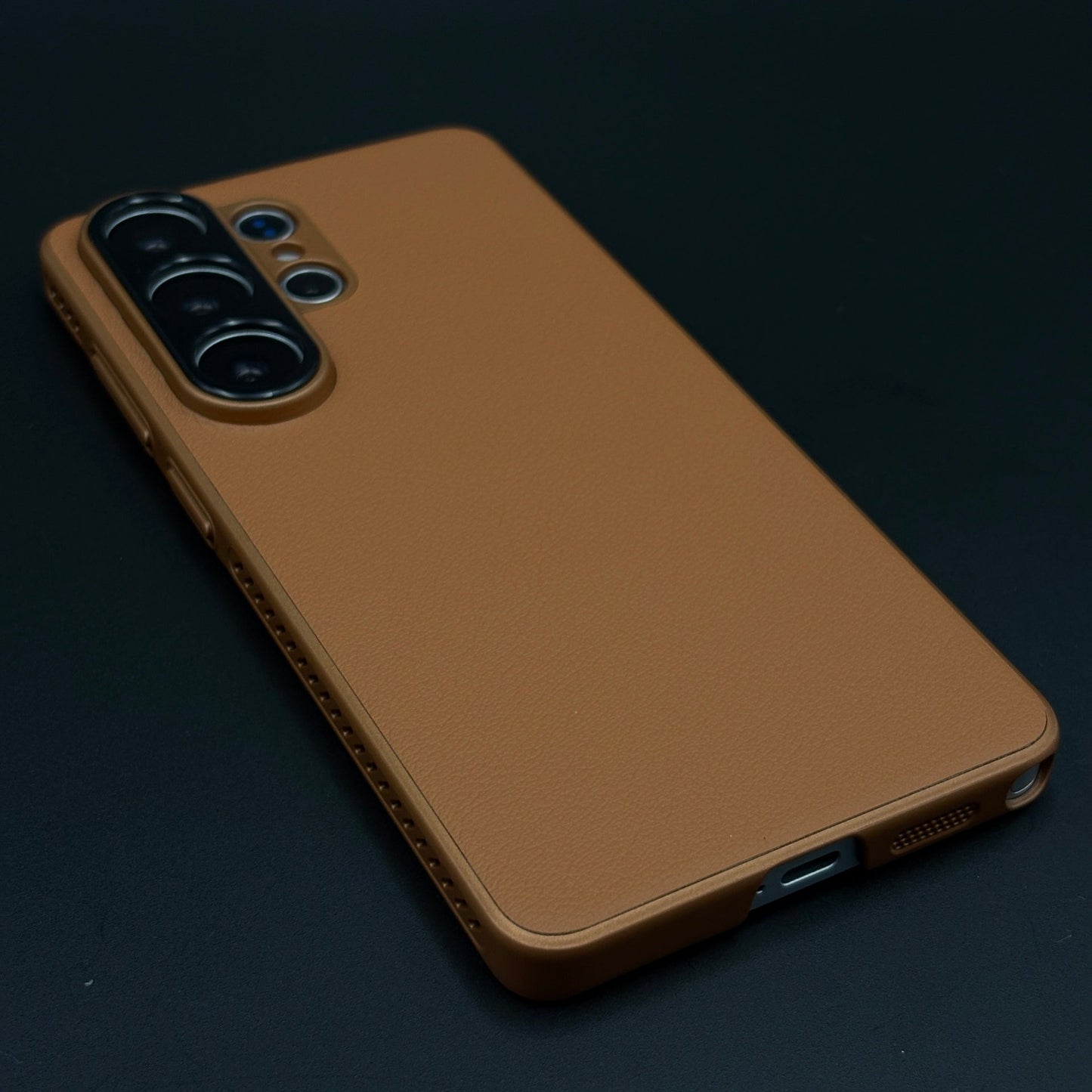 Minimalist Leather Mobile Case Cover Hidden Magsafe for Samsung Galaxy S26 Ultra