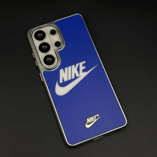 Premium Sport Brand Blue Just Do It Case for Samsung Galaxy S26 Ultra