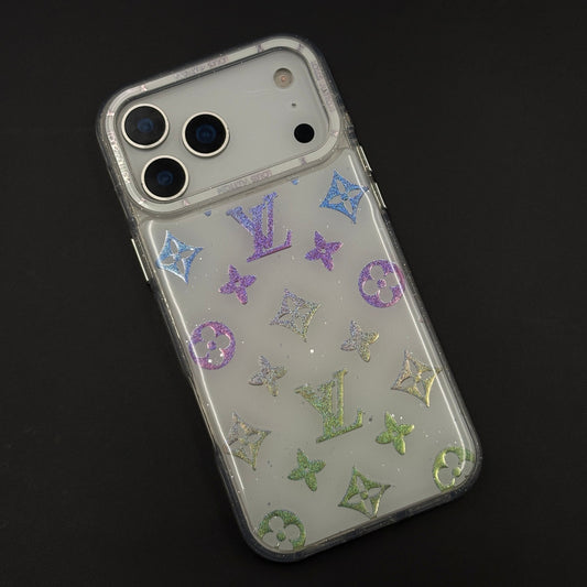 Luxury Fashion Brand Rainbow Pattern Case for iPhone 17 Series