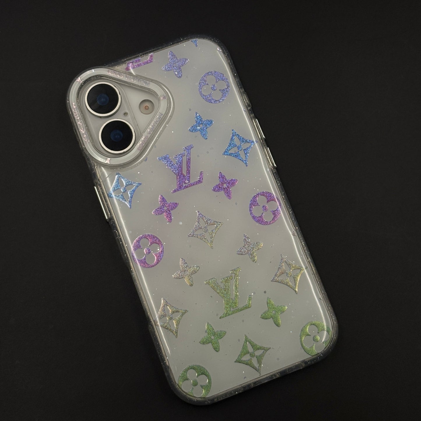 Luxury Fashion Brand Rainbow Pattern Case for iPhone 17