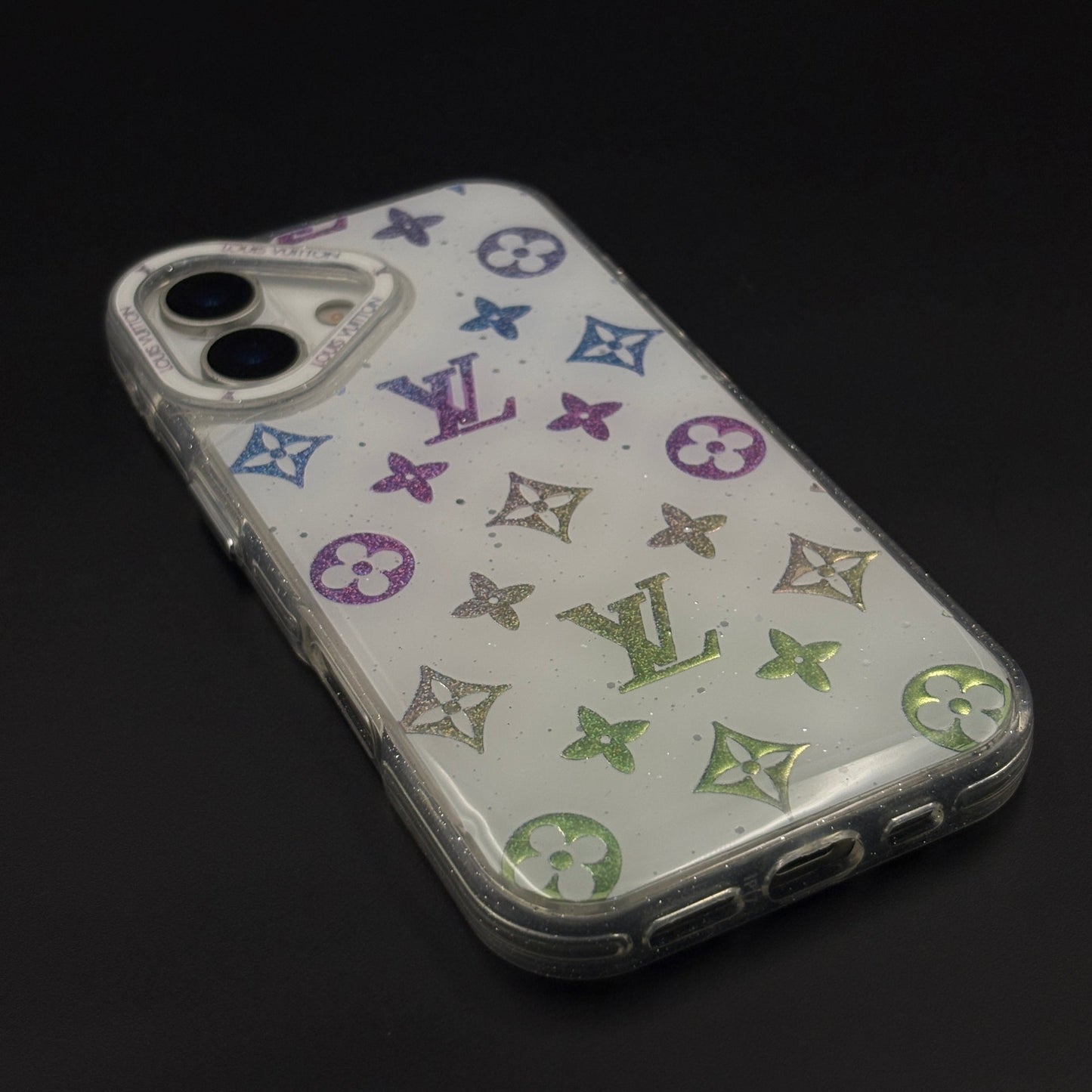 Luxury Fashion Brand Rainbow Pattern Case for iPhone 17