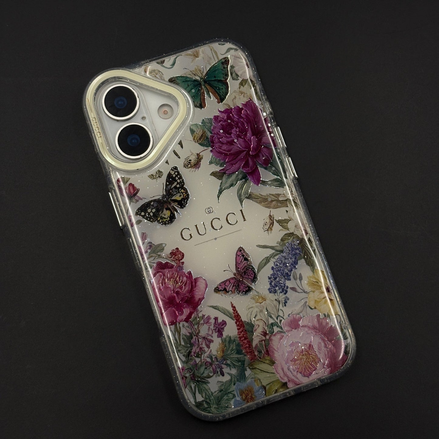 Floral Luxury Brand GG Case for iPhone 17
