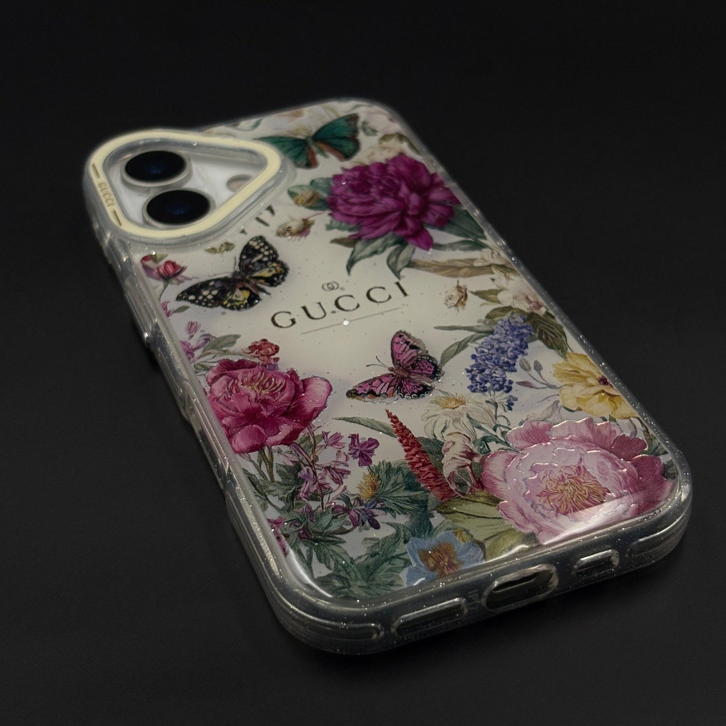 Floral Luxury Brand GG Case for iPhone 17