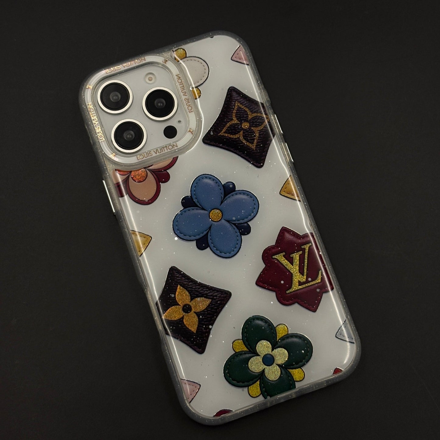 Luxury Botanical Fashion Brand Case for iPhone 16 Pro Max